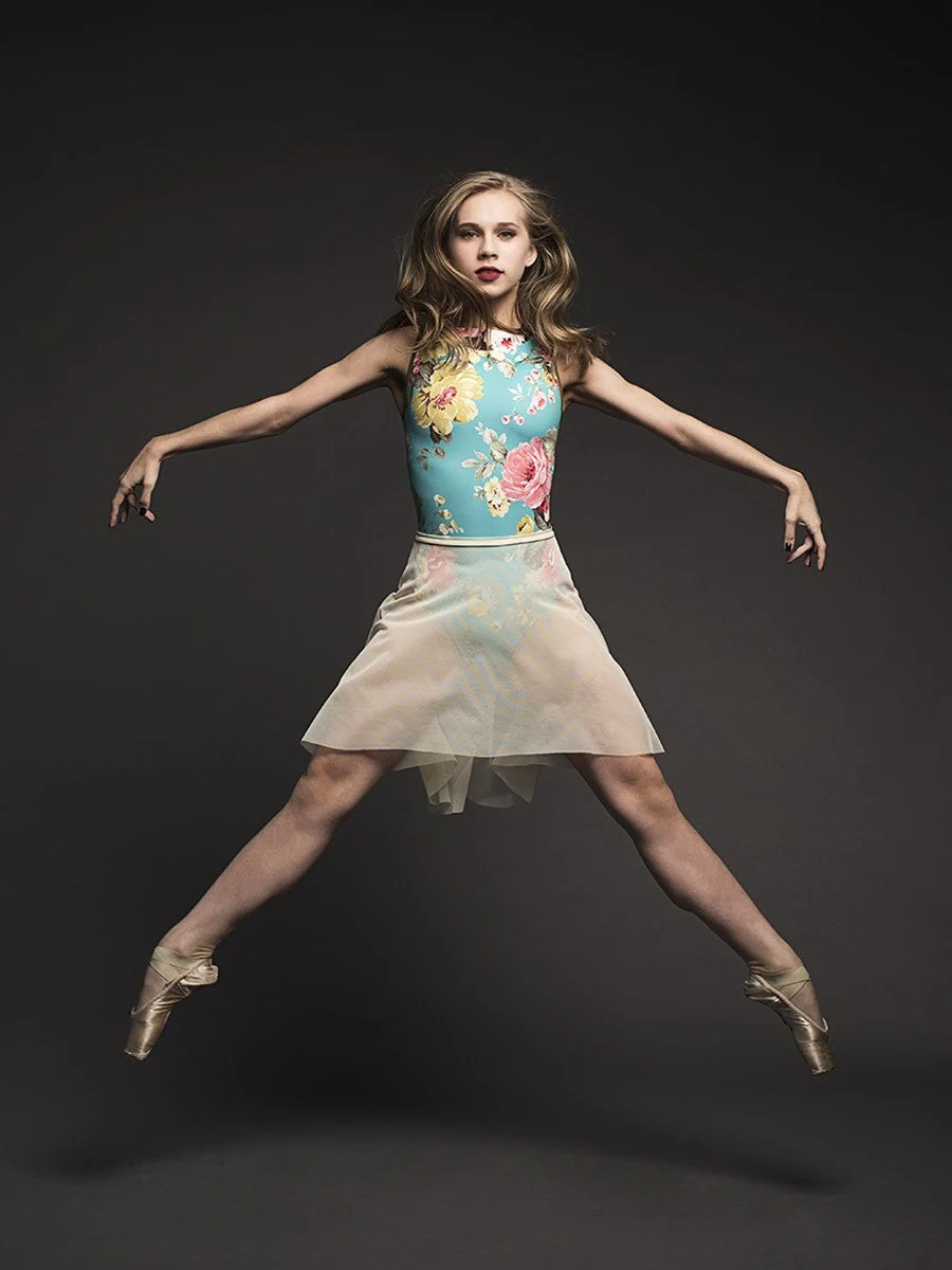 Long High-Low Skirt Kids Light Ivory Mesh RTW - Image 4