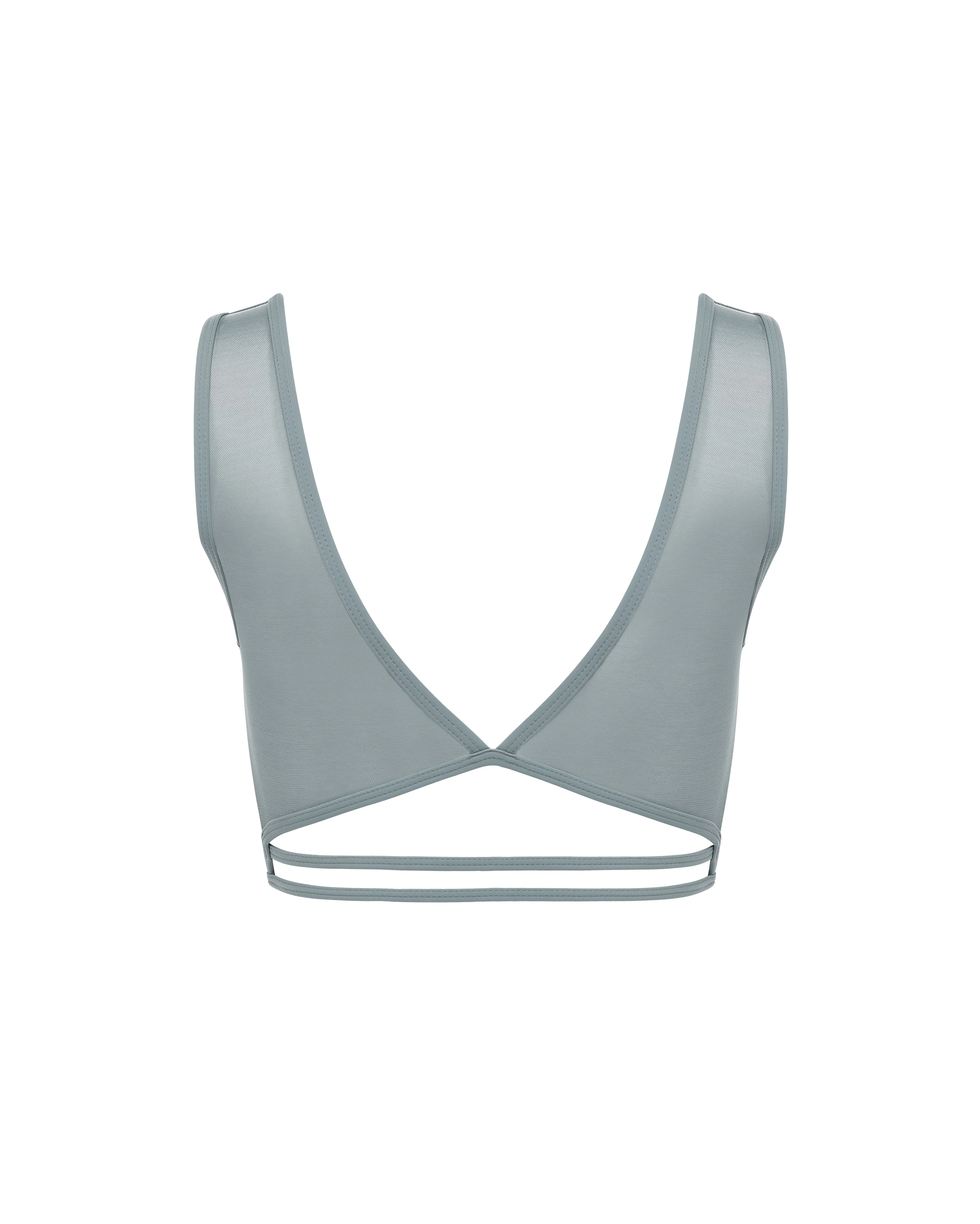 Louise Custom Kids Crop Top with Neck Trim - Image 2