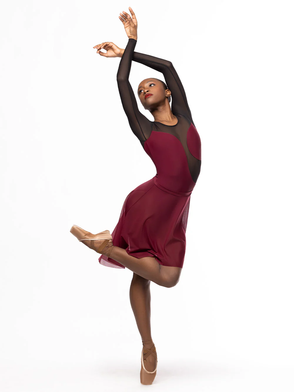Luna Leotard Wine Kids RTW - Image 7