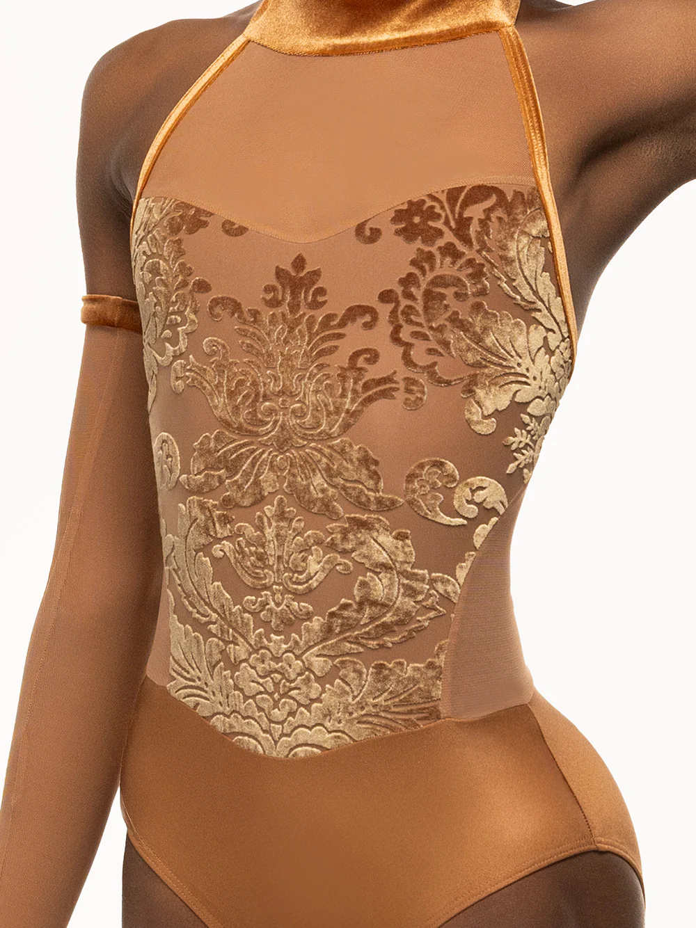 Meghan Leotard Baroque Cognac Kids RTW - Image 5