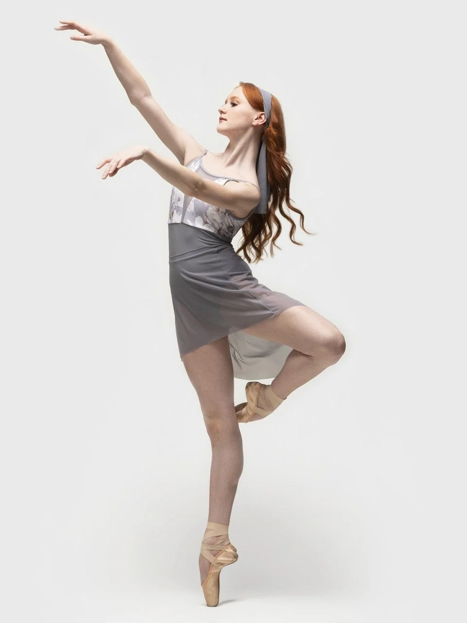 Mid High-Low Skirt Kids Pebble Mesh RTW - Image 9