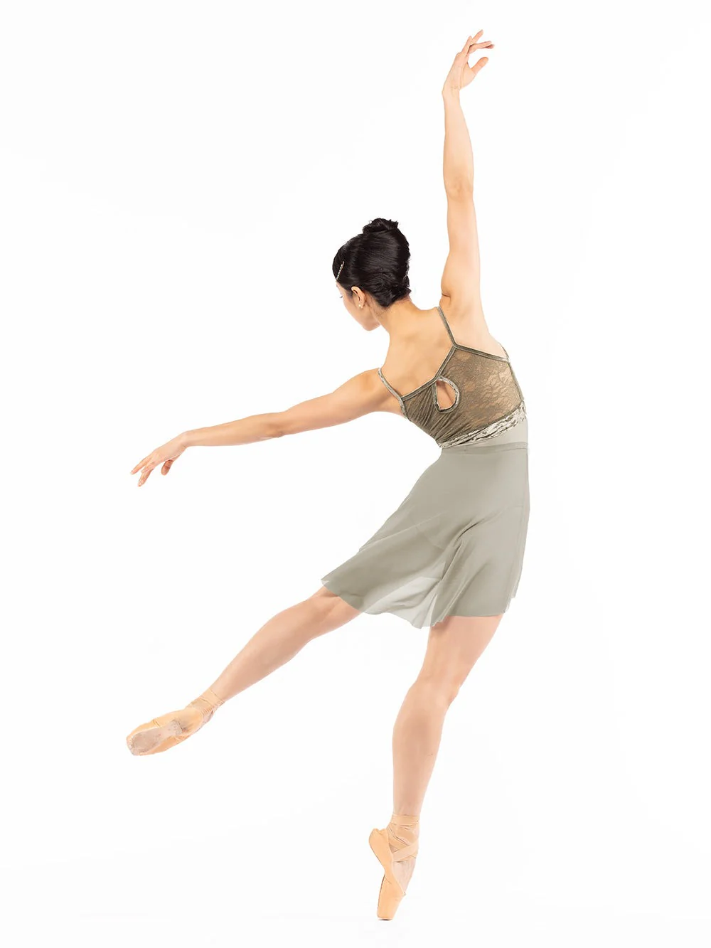 Mid High-Low Skirt Mercury Mesh RTW - Image 5