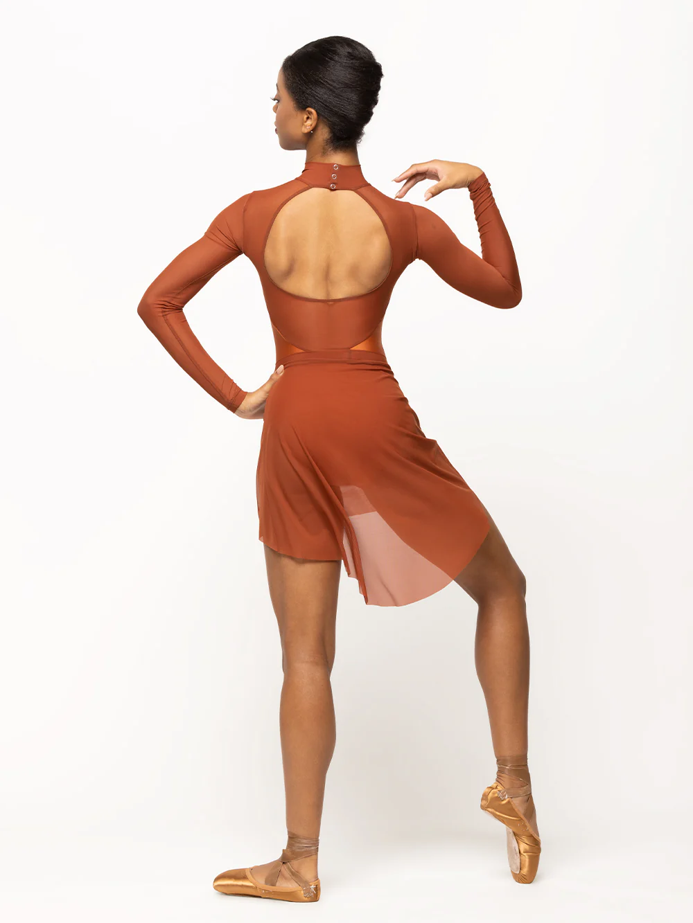 Mid High-Low Skirt Picante Mesh RTW - Image 4