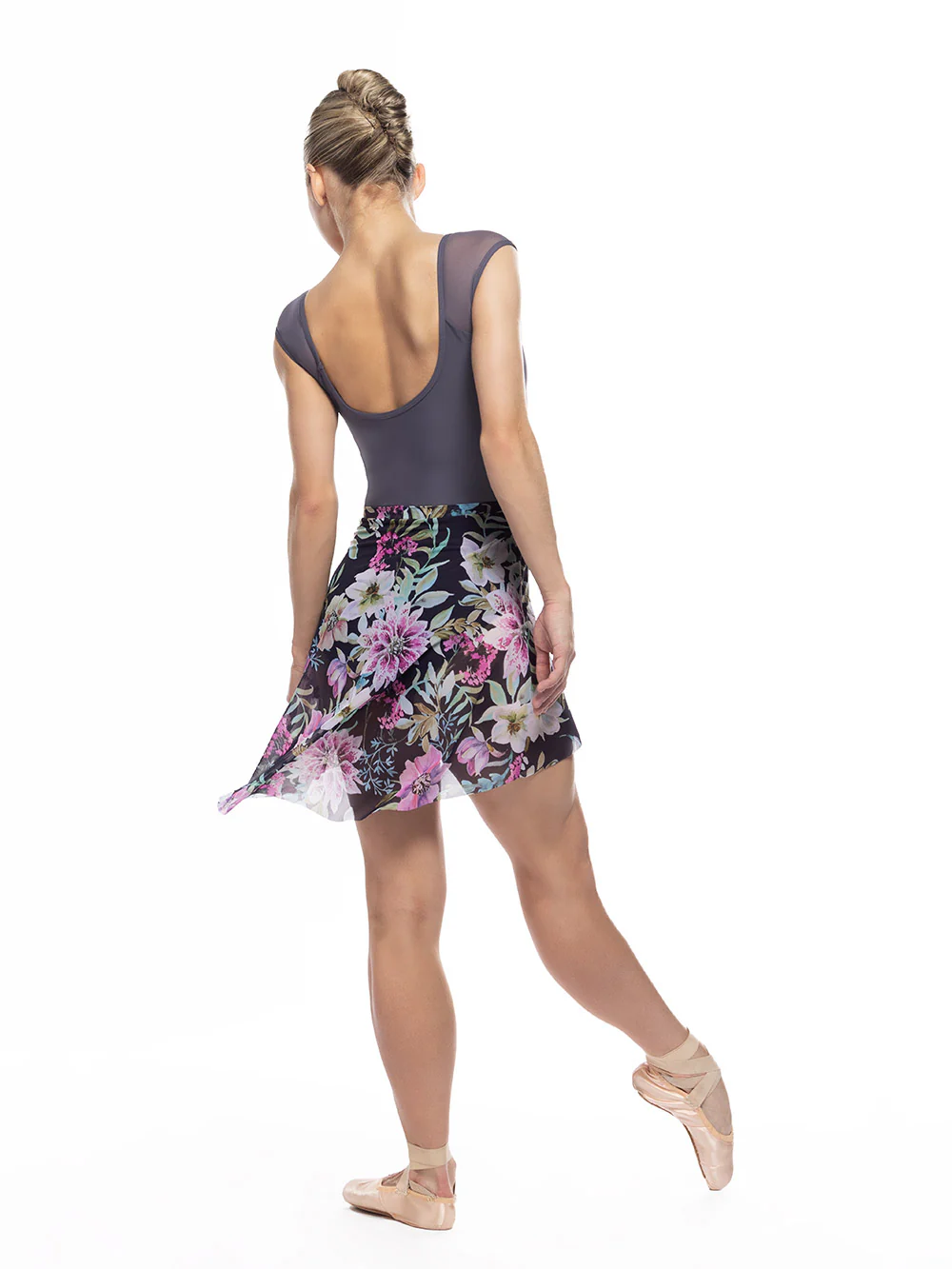 Mid High-Low Skirt Poison Petal Mesh Kids RTW - Image 4