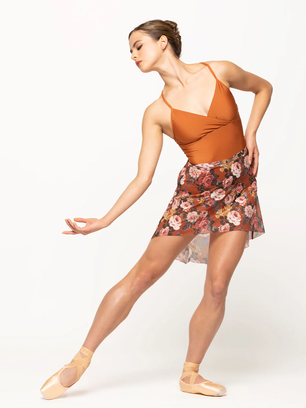 Mid High-Low Skirt Rhapsody Picante Mesh RTW - Image 6