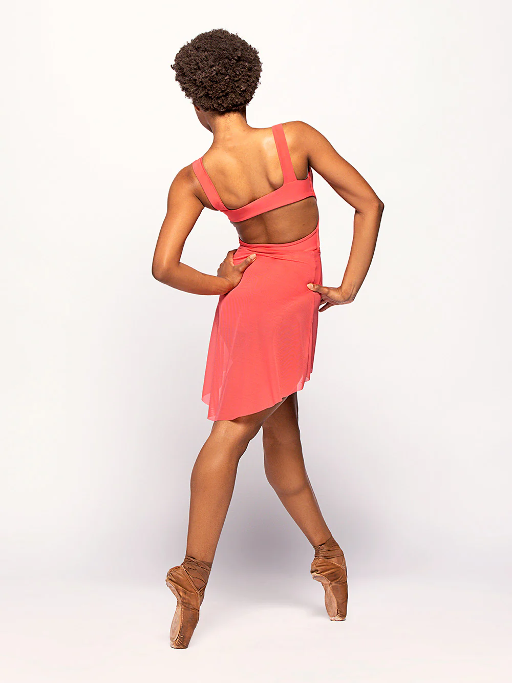 Mid High-Low Skirt Watermelon Mesh RTW - Image 2