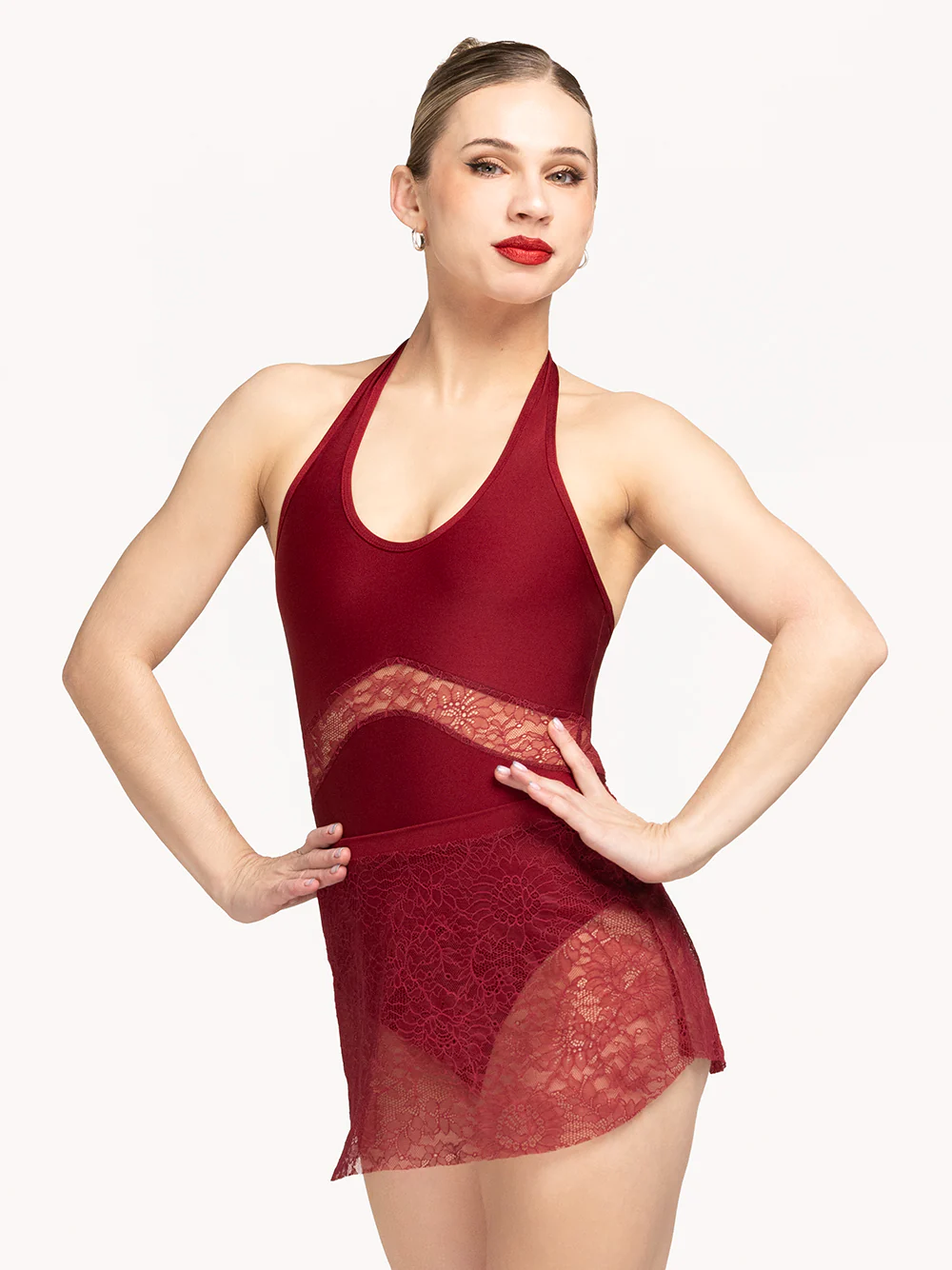Miyesha Leotard Garnet Kids RTW - Image 3