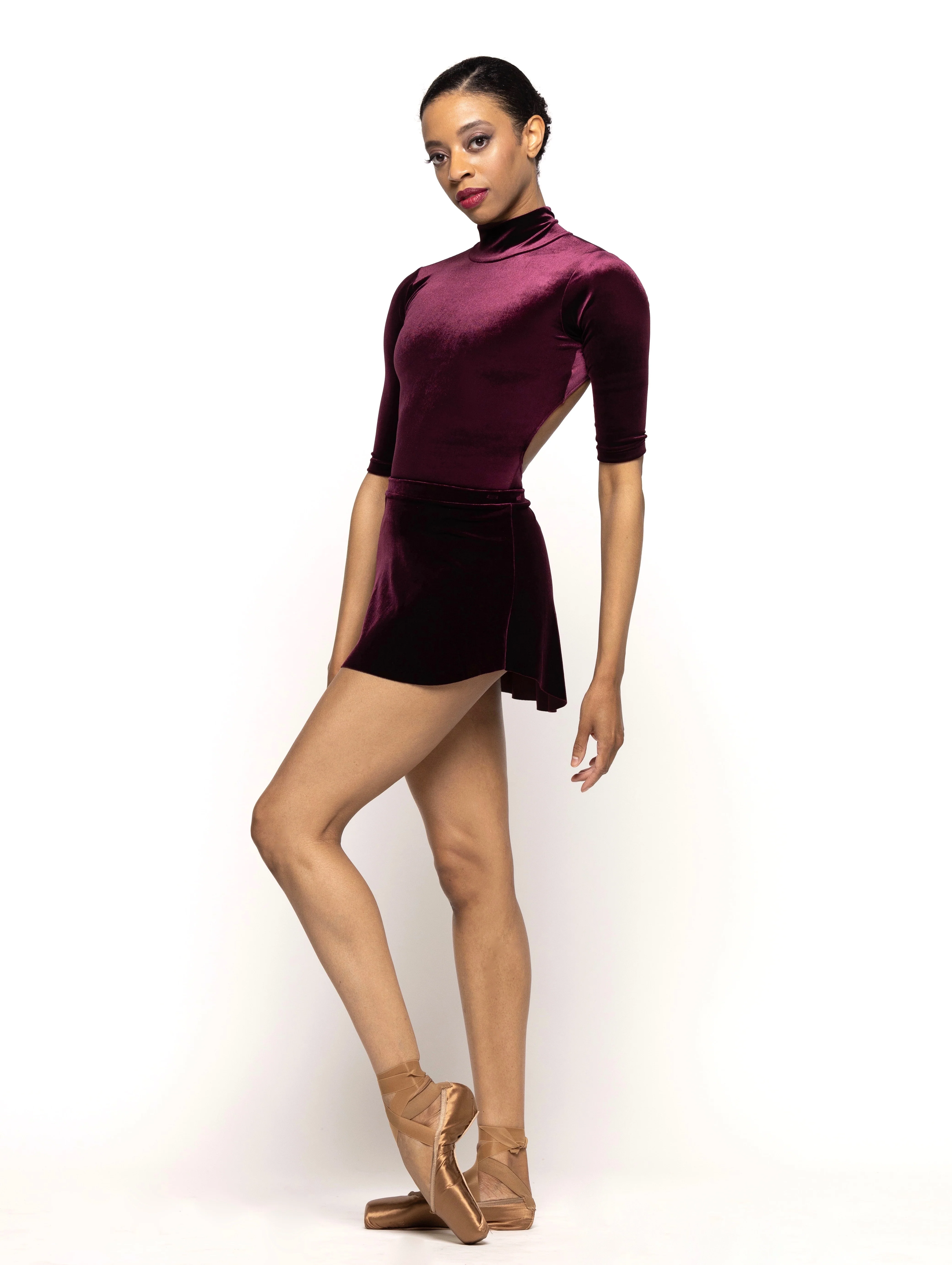 Molly Sangria Velvet Leotard RTW - Image 5