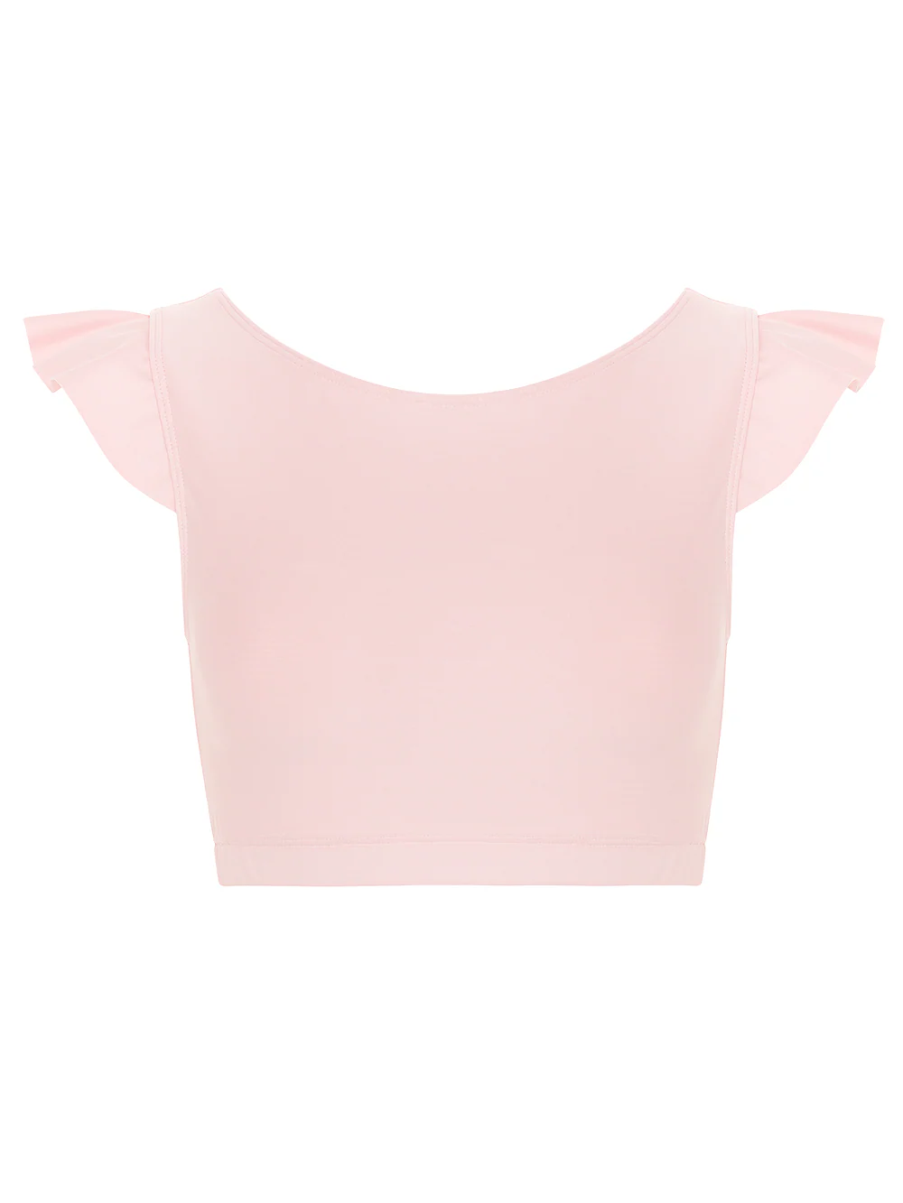 Nadine Custom Crop Top with Ruffles