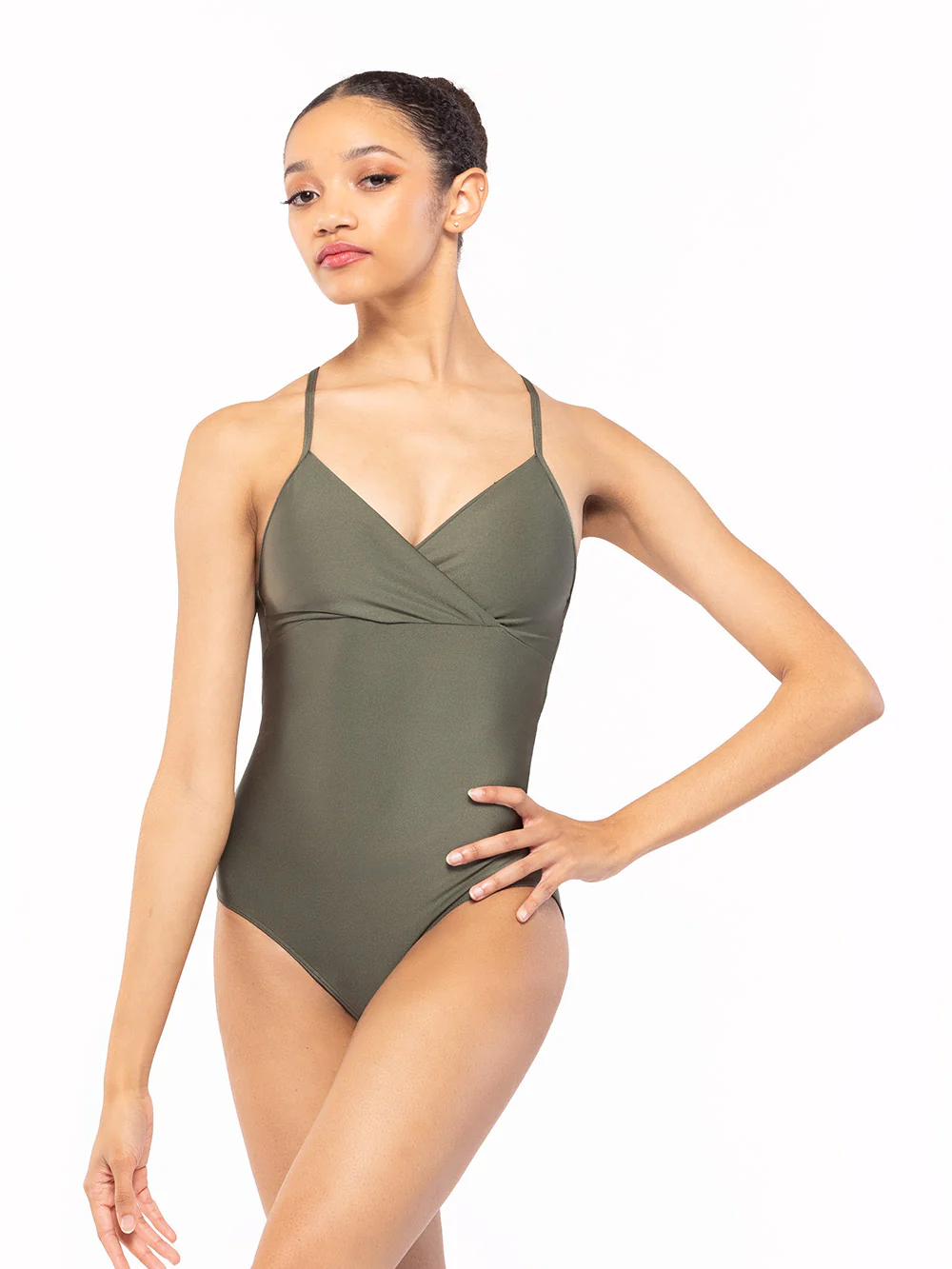 Naomi Leotard Dusty Olive Kids RTW - Image 5