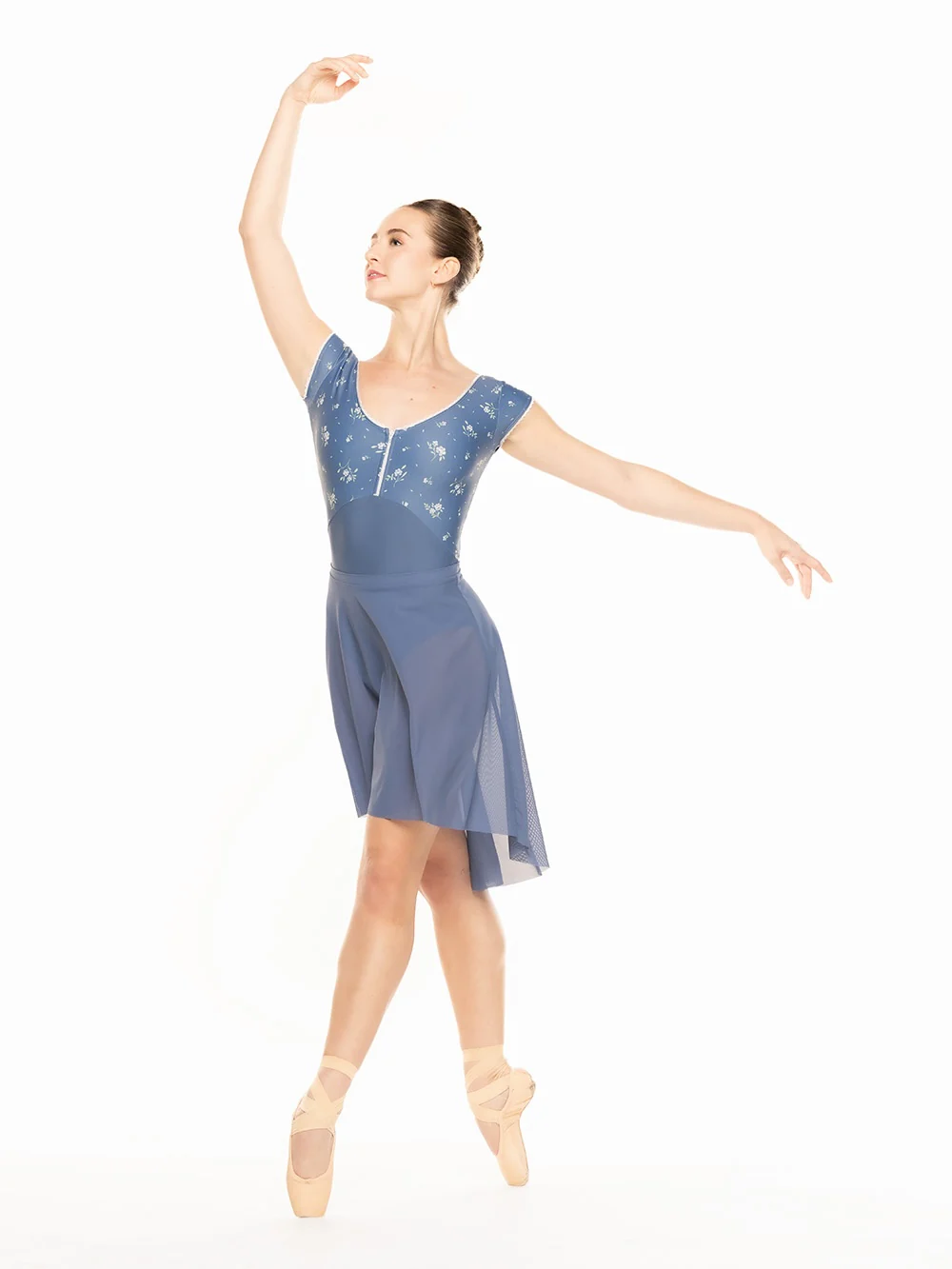 Natasha Leotard Baby's Breath Blue RTW - Image 3