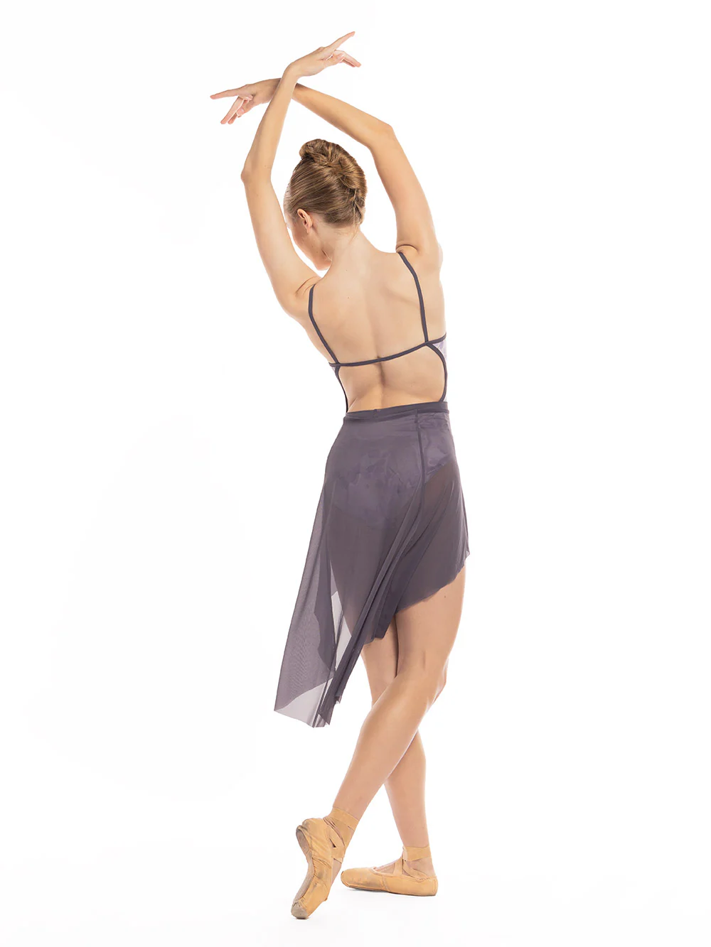 Peacock Skirt Plum Mesh RTW - Image 4