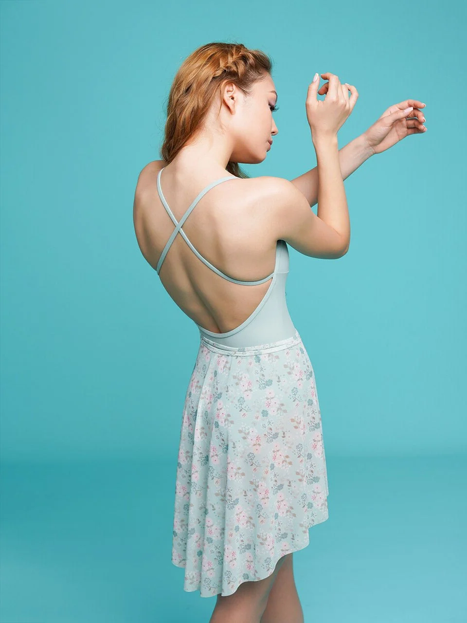 Rachel Leotard Robin's Egg Blue Kids RTW - Image 8