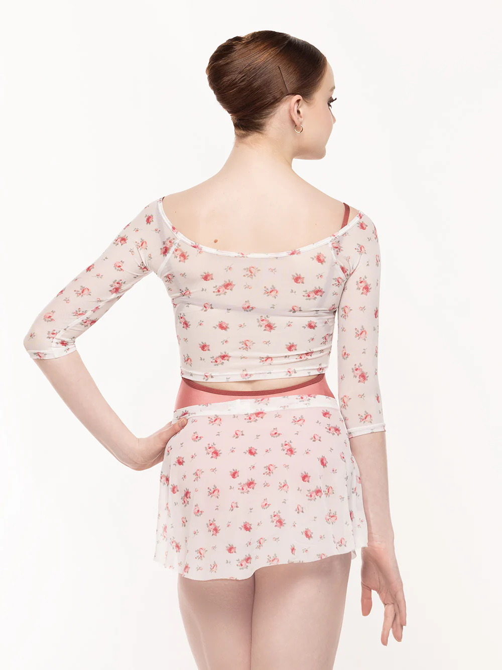Raglan Crop Top Miniflora Mesh RTW - Image 4