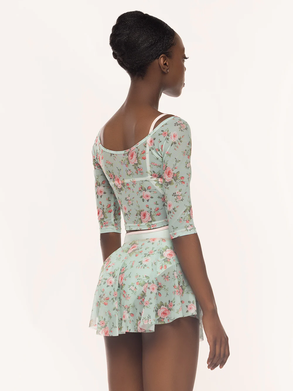 Raglan Crop Top Old Hollywood Mesh Kids RTW - Image 2