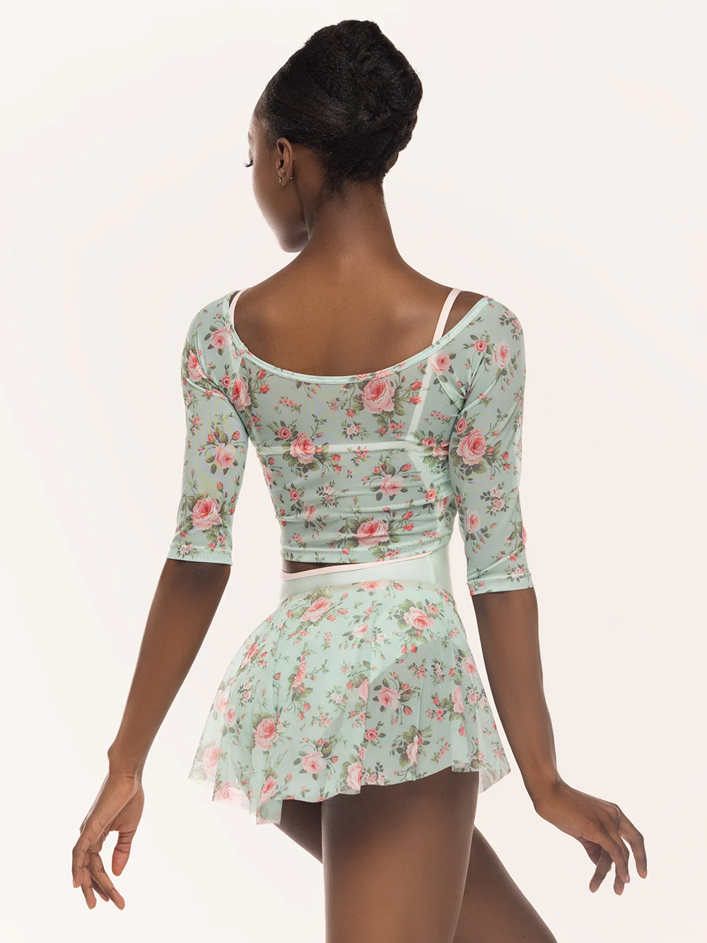 Raglan Crop Top Old Hollywood Mesh Kids RTW - Image 4