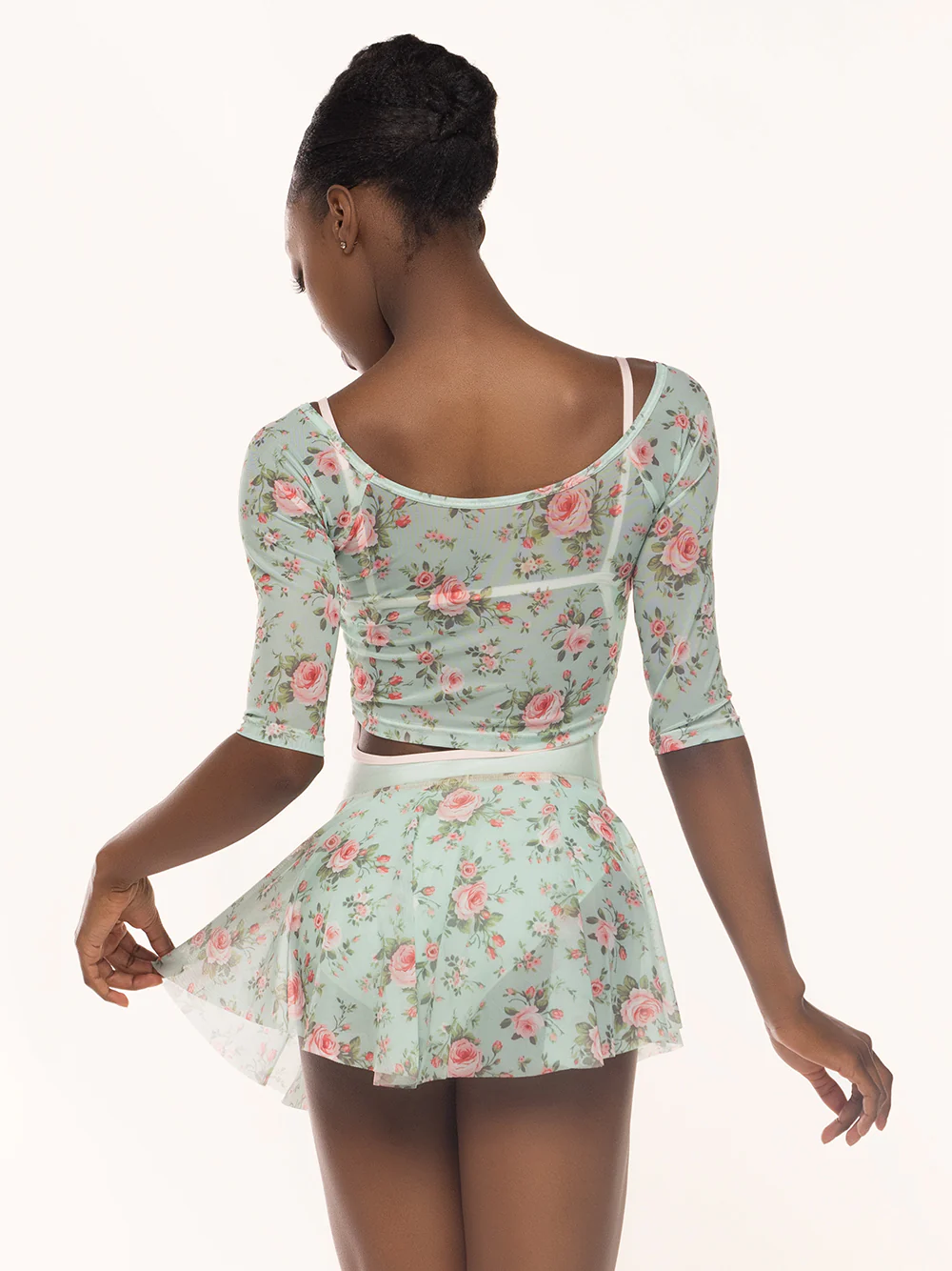 Raglan Crop Top Old Hollywood Mesh RTW - Image 4