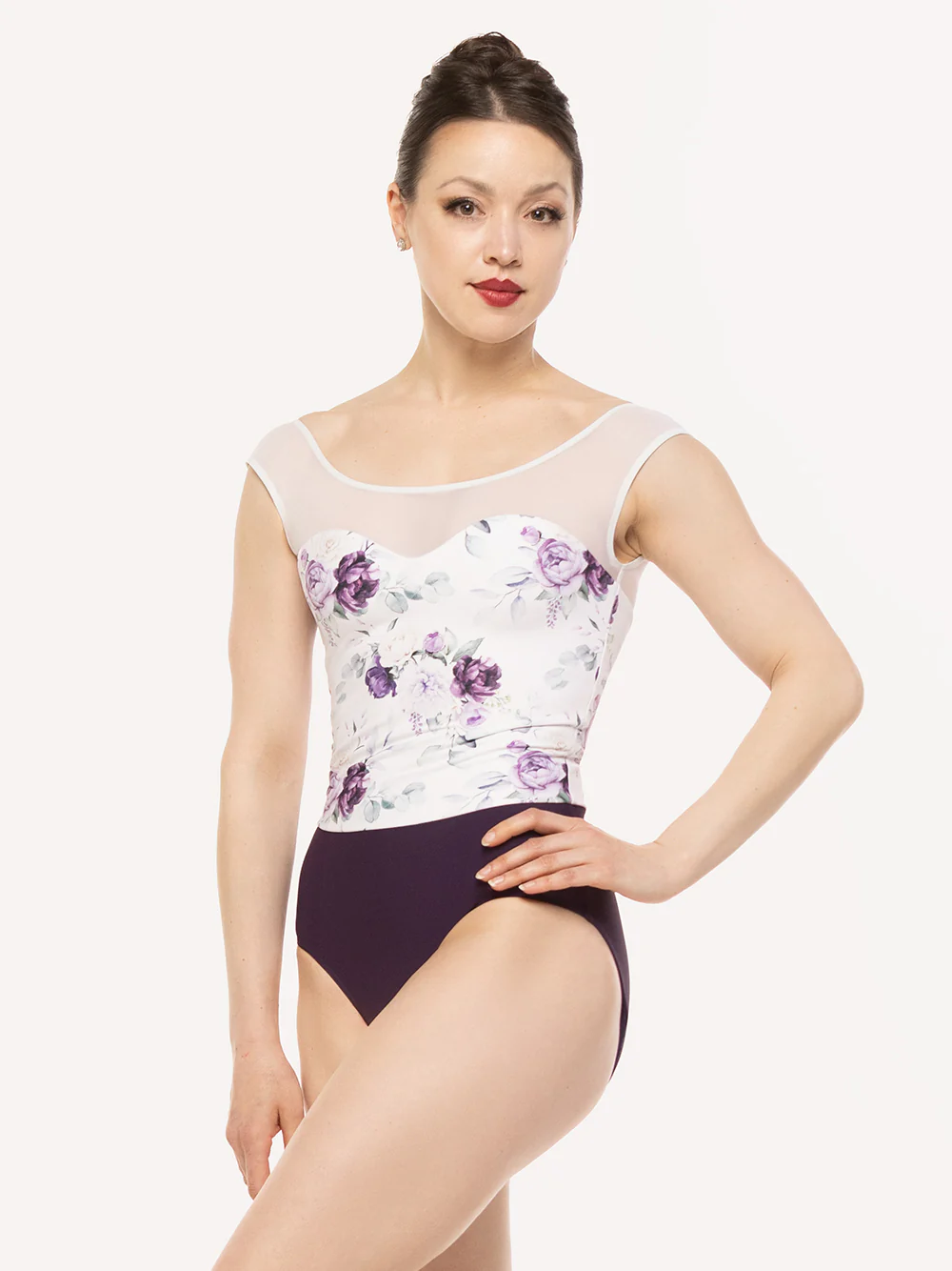Shannon Leotard Moonlit Garden White Kids RTW