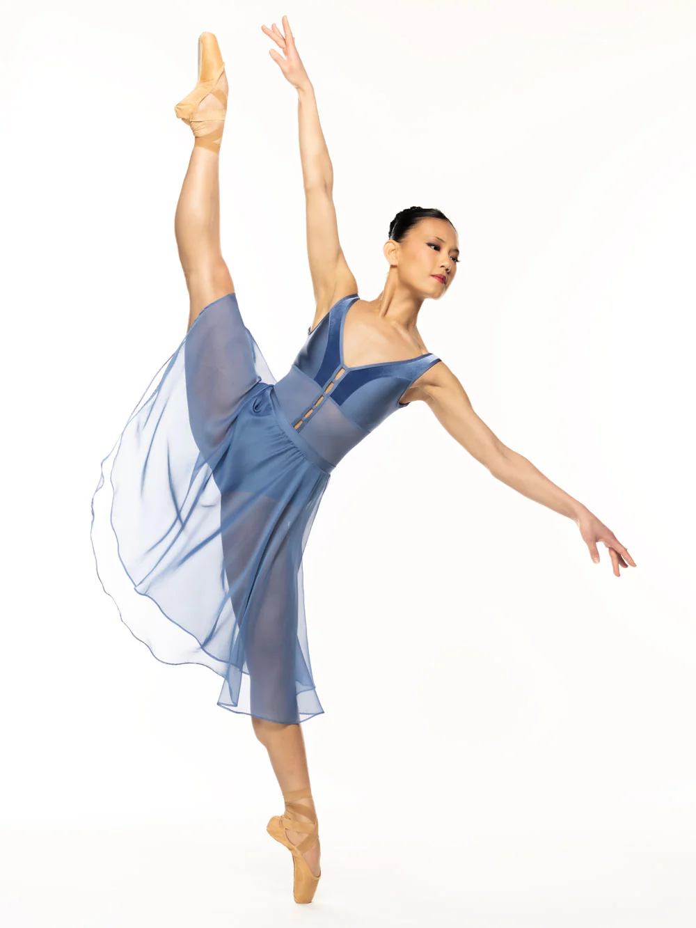 Sholeh Leotard Blue Steel Kids RTW - Image 5