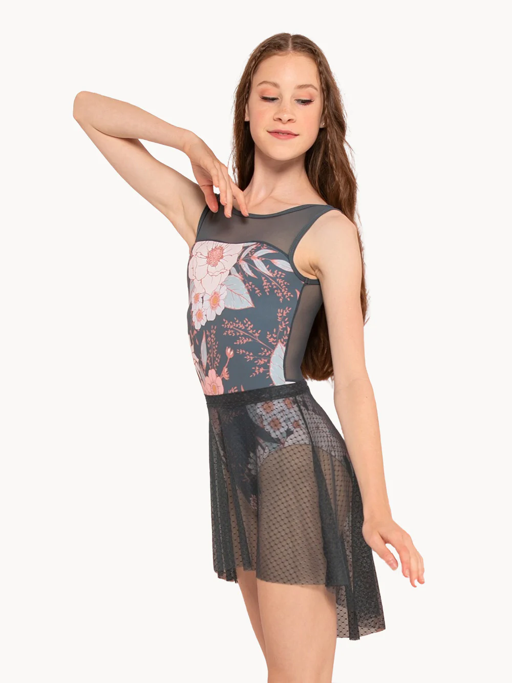 Short High-Low Skirt Kids Symphony Diamond Mesh RTW - Image 5