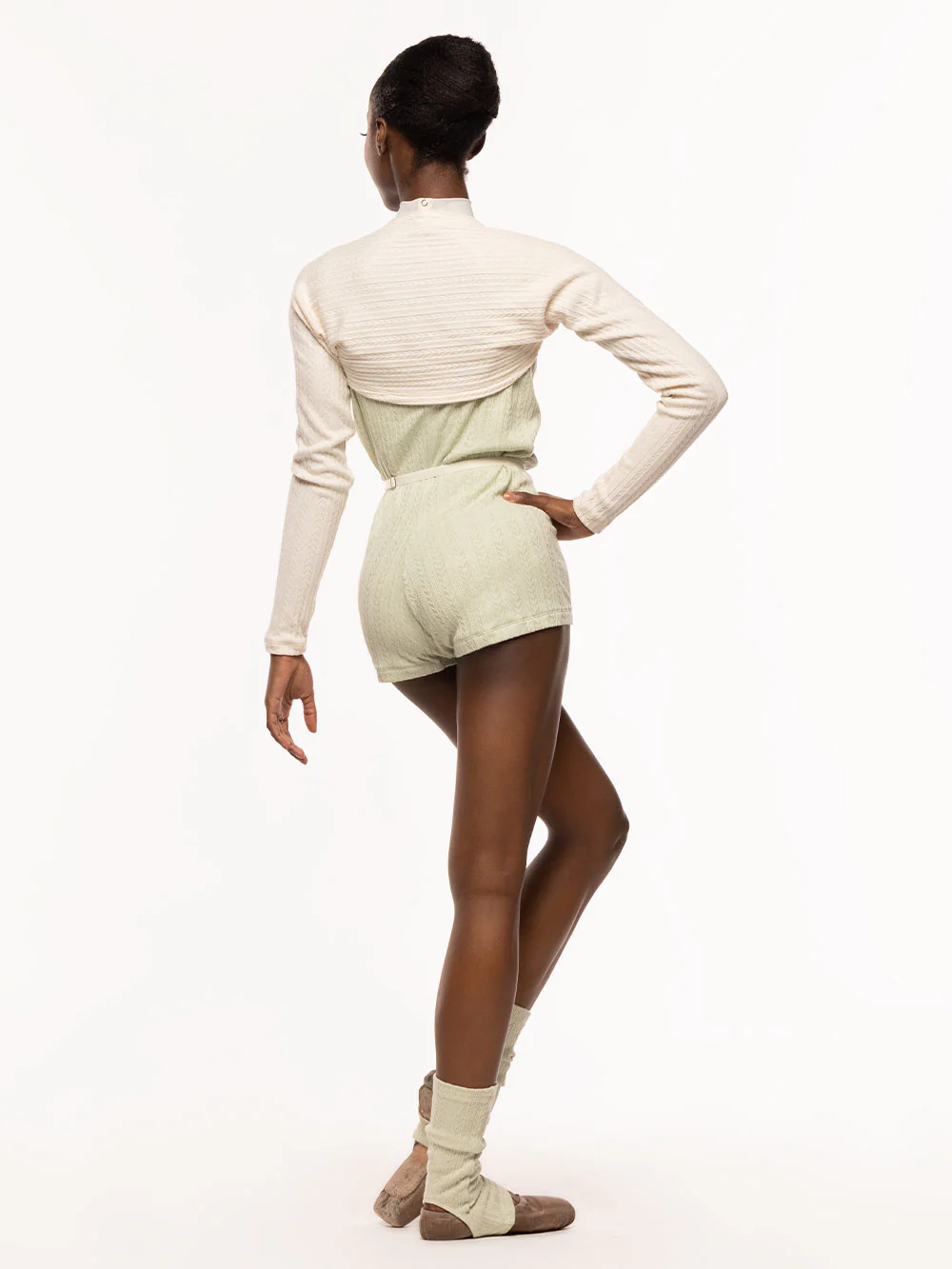 Shrug Knit Cream Kids RTW - Image 4