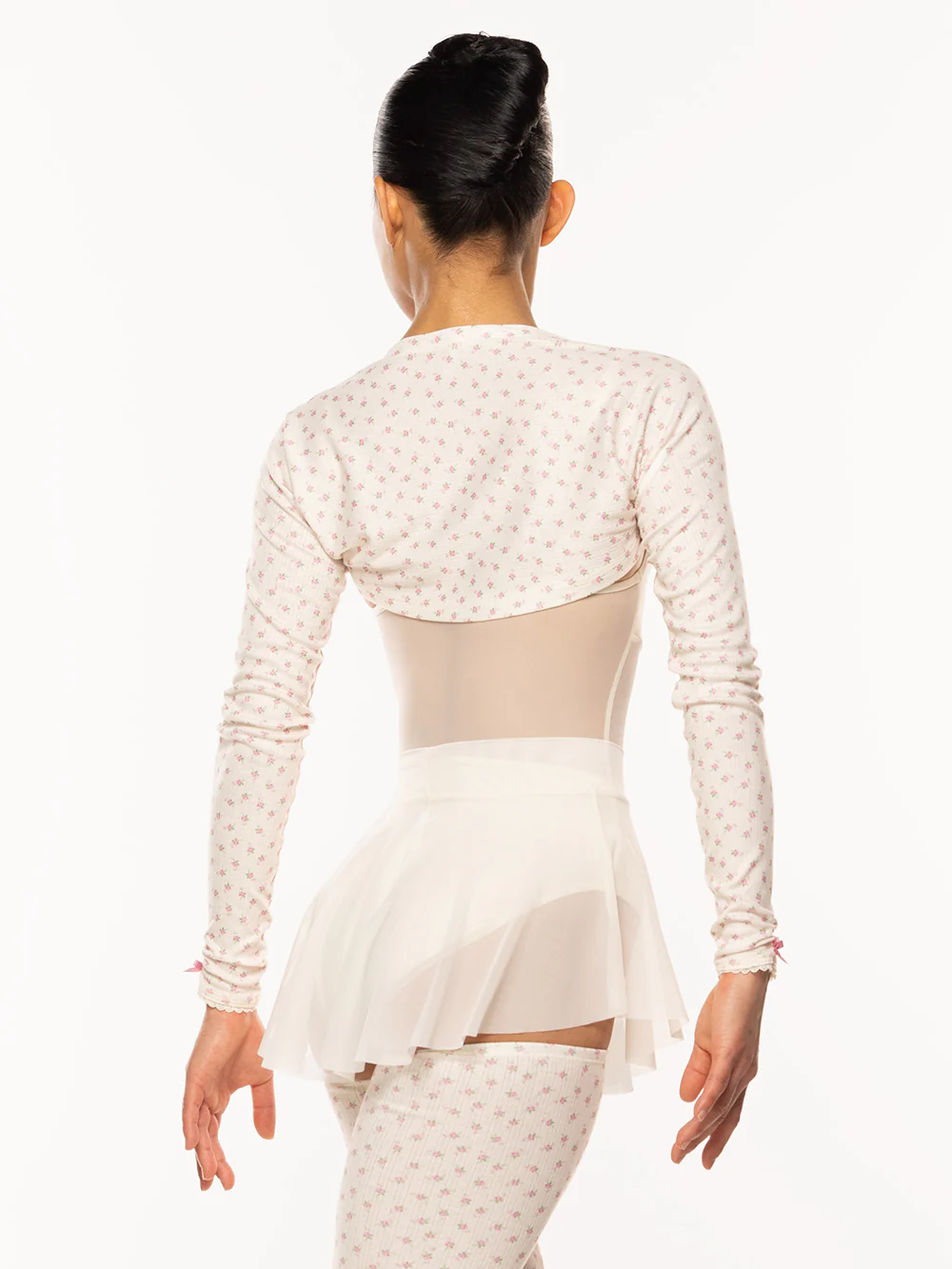 Shrug Knit Cream Pointelle RTW - Image 2