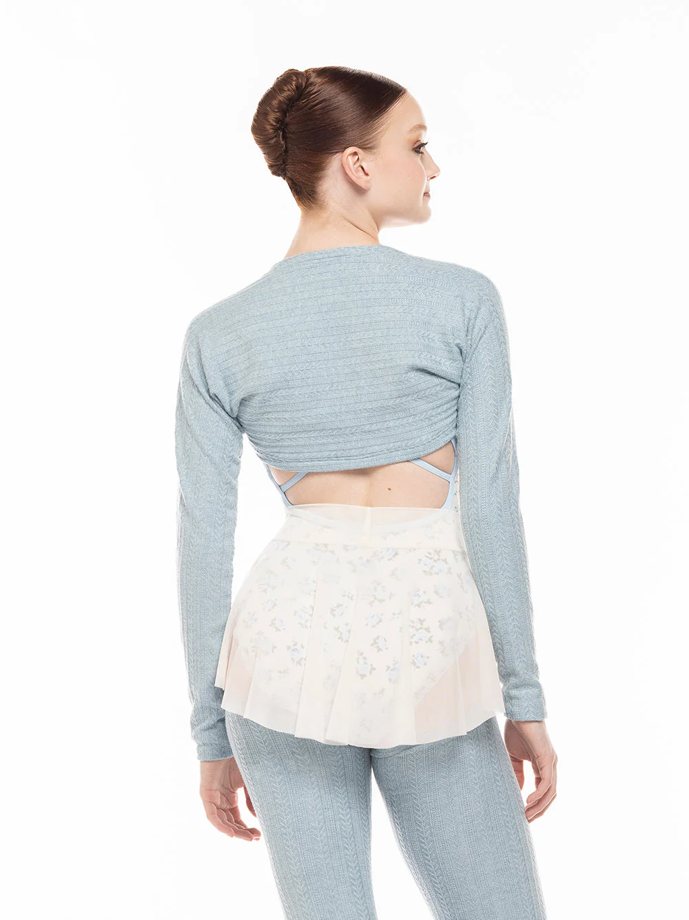 Shrug Knit Light Blue Kids RTW - Image 2