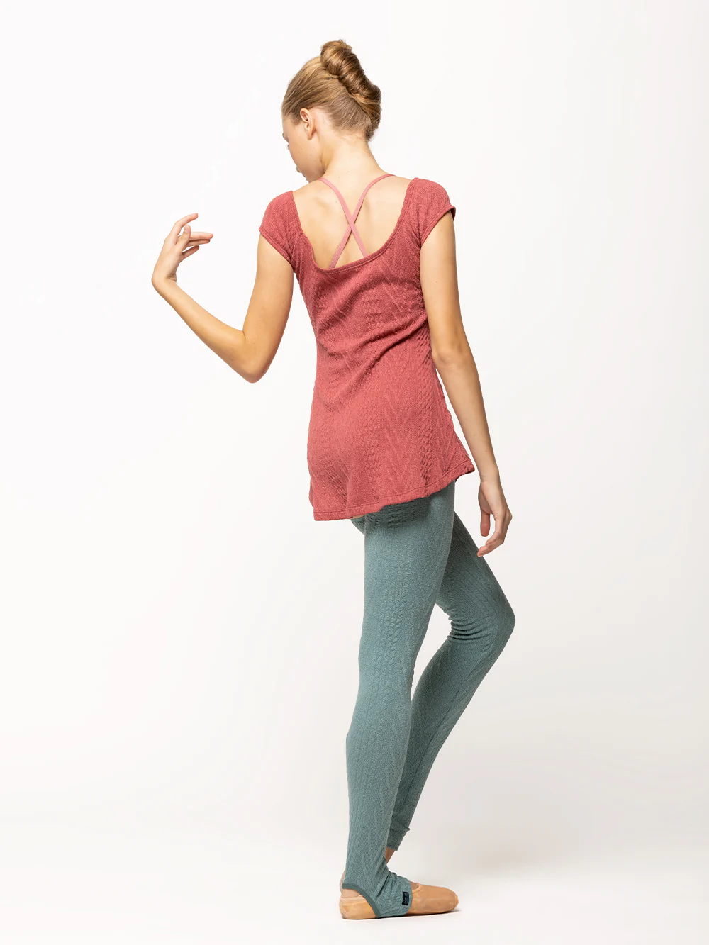 Simone Dress Knit Cinnamon Kids RTW - Image 4