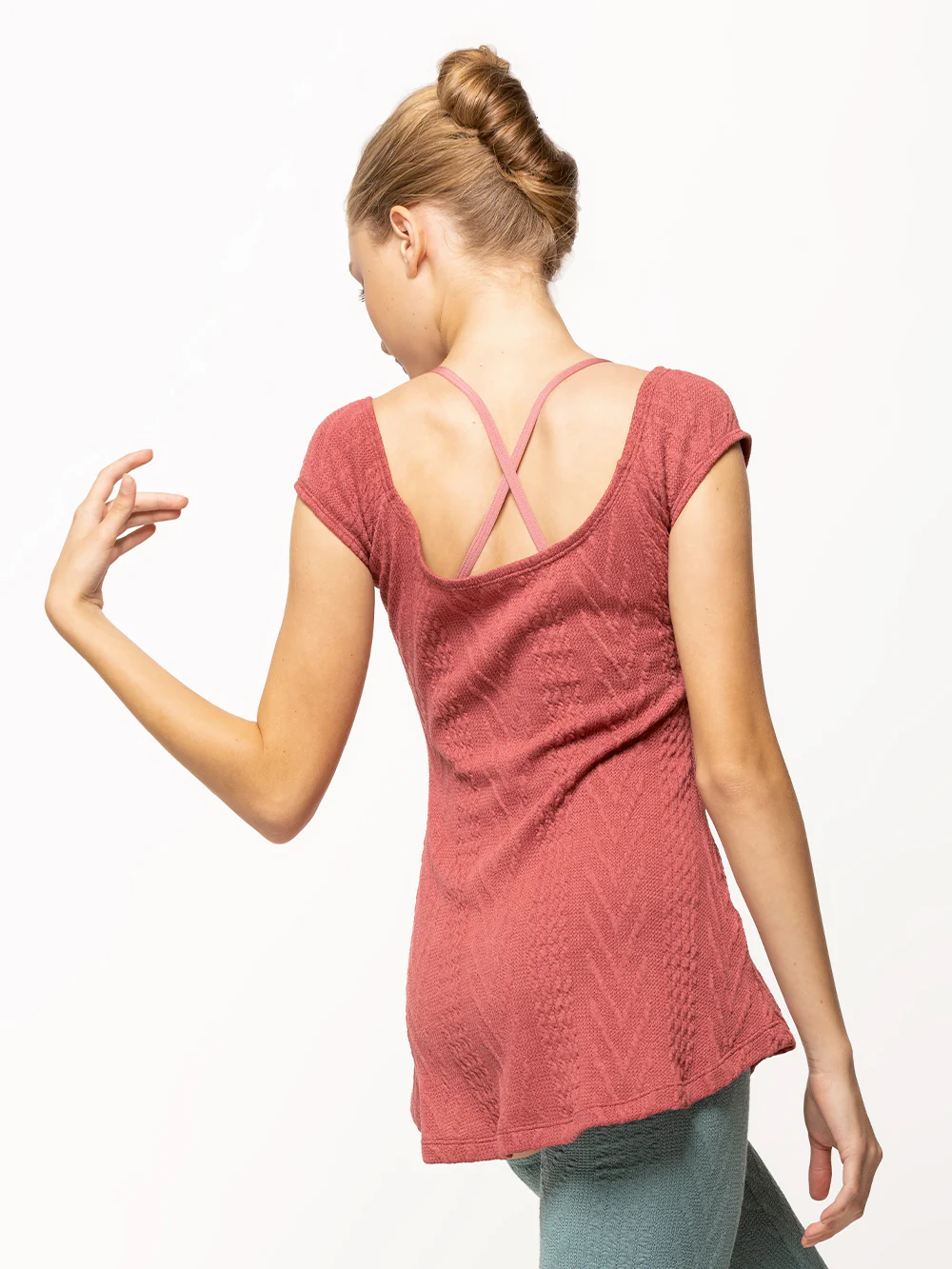 Simone Dress Knit Cinnamon RTW - Image 2