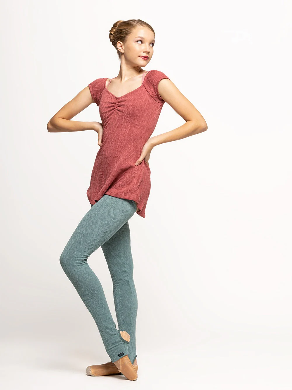 Simone Dress Knit Cinnamon RTW - Image 3