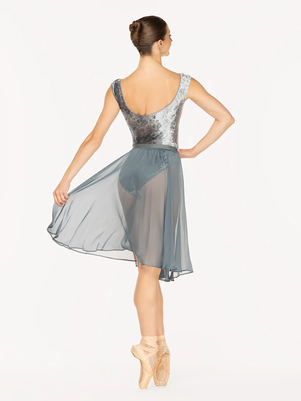 Chiffon Rehearsal Skirt Blue Agave Kids RTW - Image 2
