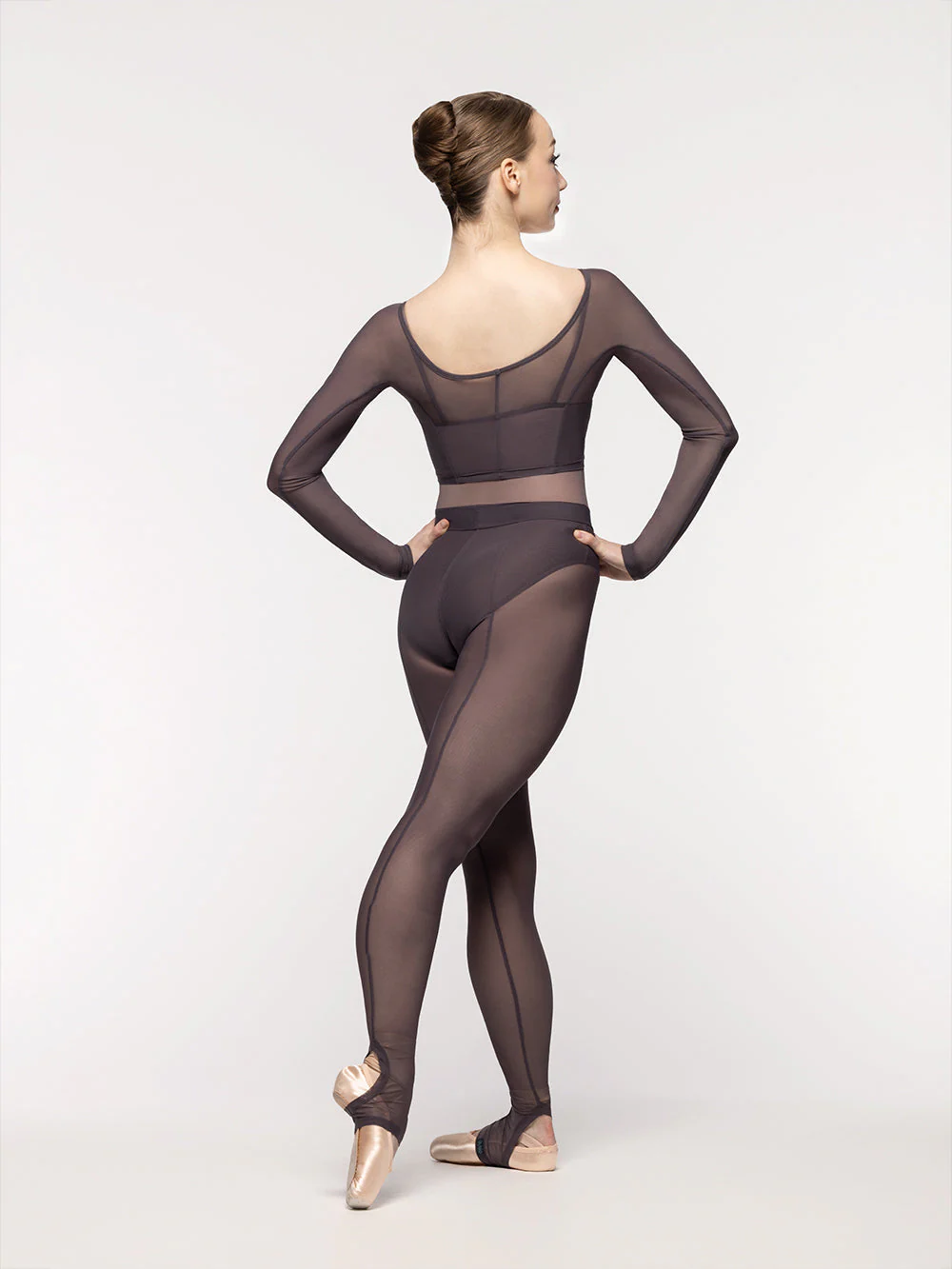 Stirrup Back Seam Tights Mystic Mesh Kids RTW - Image 4