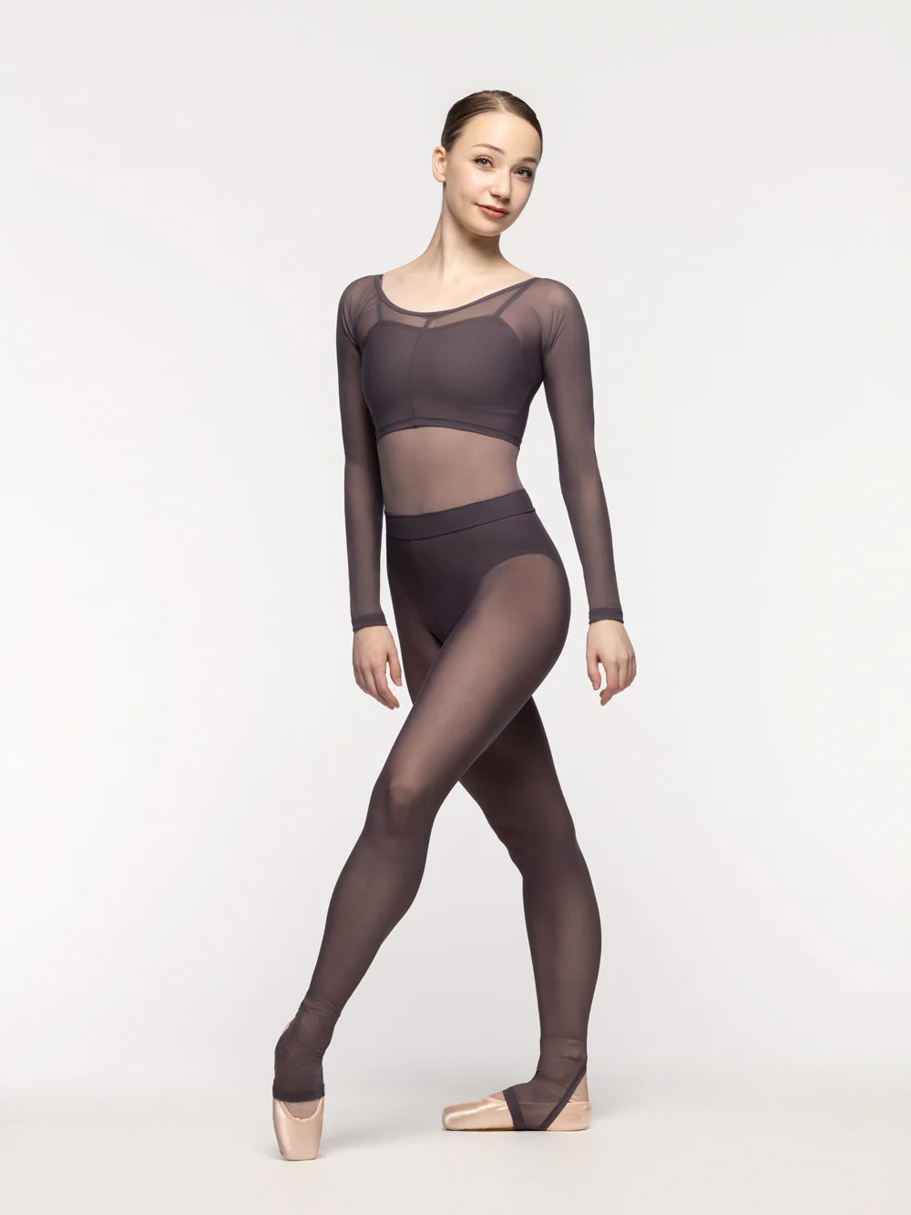 Stirrup Back Seam Tights Mystic Mesh Kids RTW - Image 5