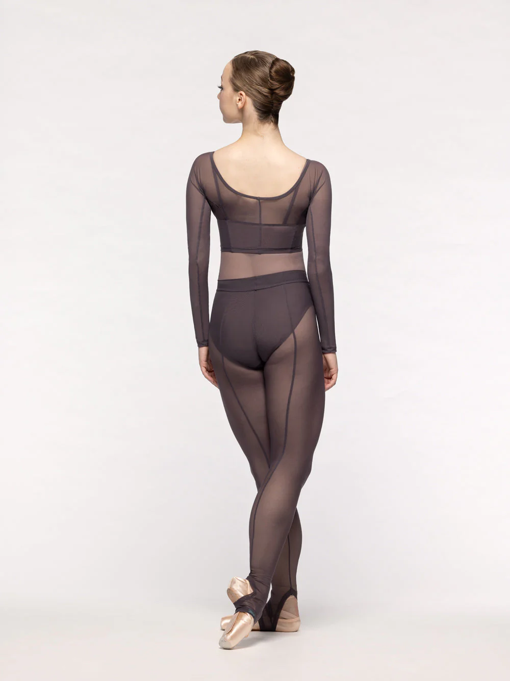 Stirrup Back Seam Tights Mystic Mesh Kids RTW - Image 6