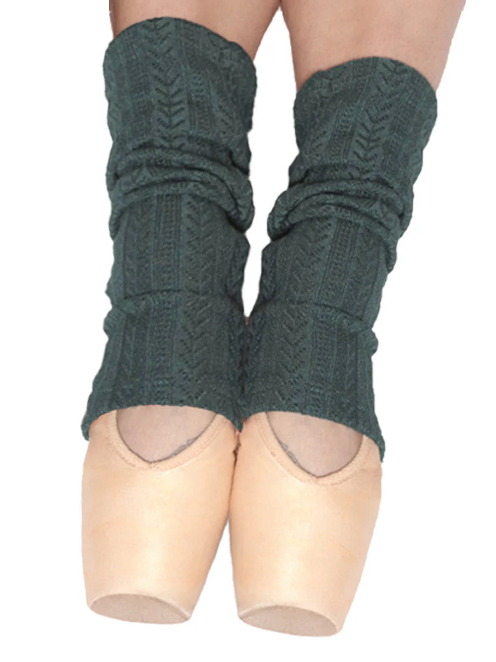 Stirrup Leg Warmers Ankle Knit Forest Kids RTW