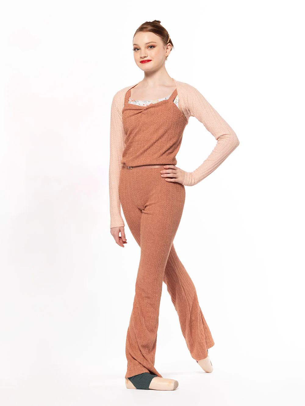 Stirrup Leg Warmers Ankle Knit Forest RTW - Image 3