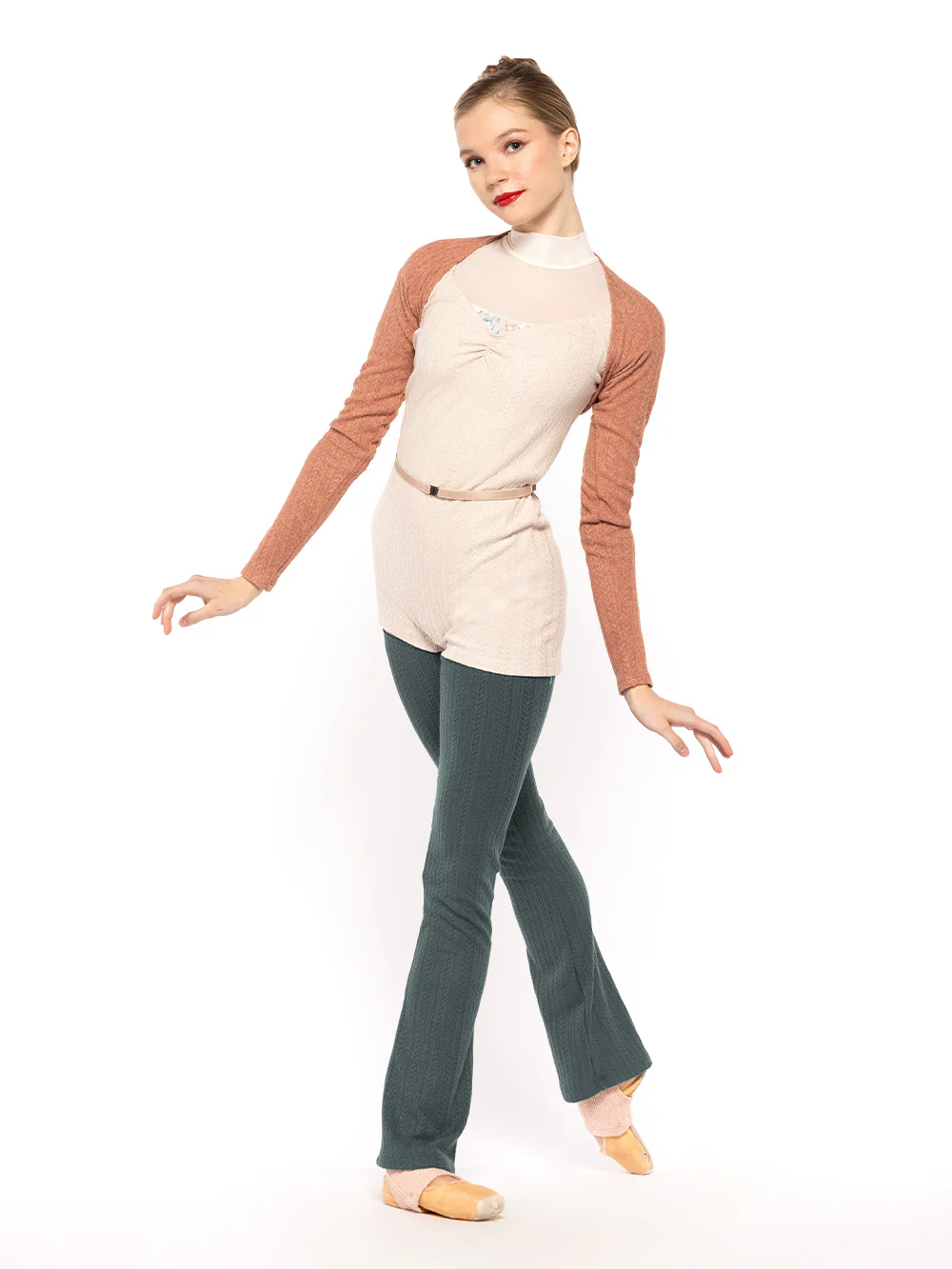 Thigh High Leg Warmers Knit Forest Kids RTW - Image 4