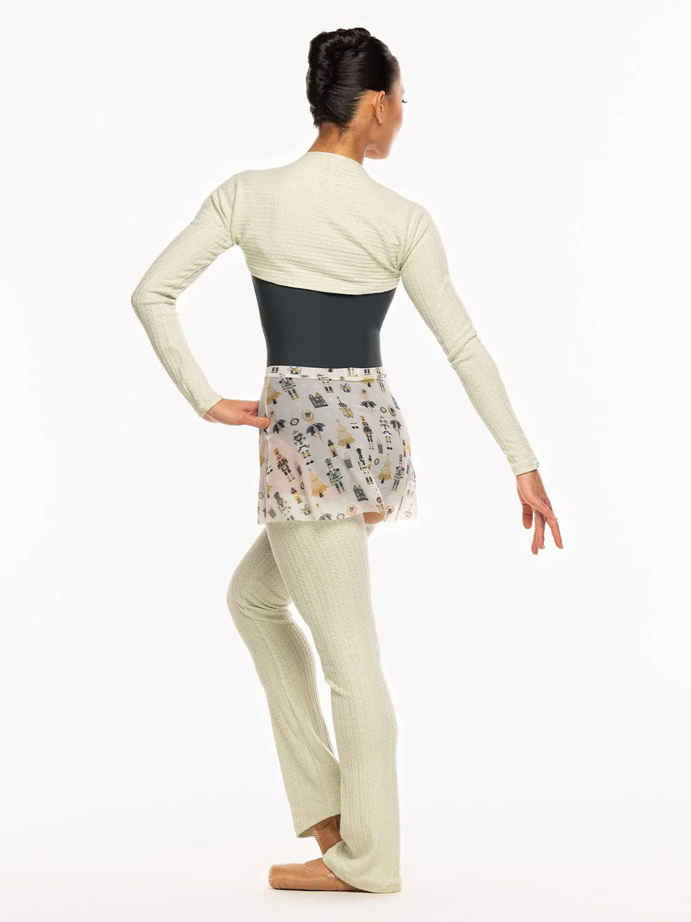 Thigh High Leg Warmers Knit Honeydew RTW - Image 2