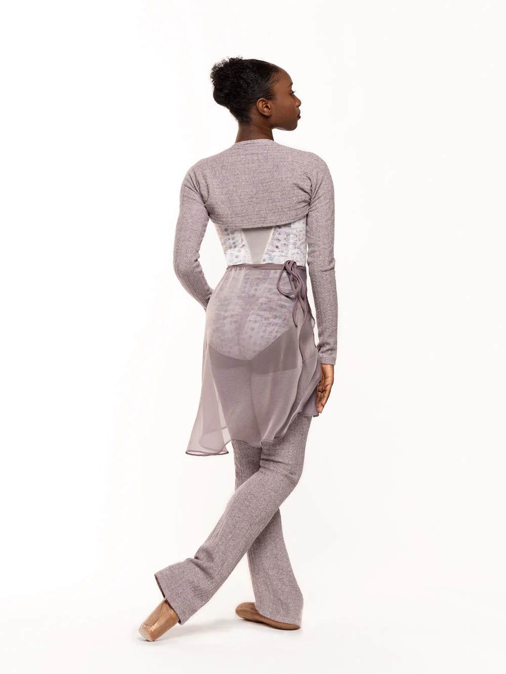 Thigh High Leg Warmers Knit Mushroom RTW - Image 7