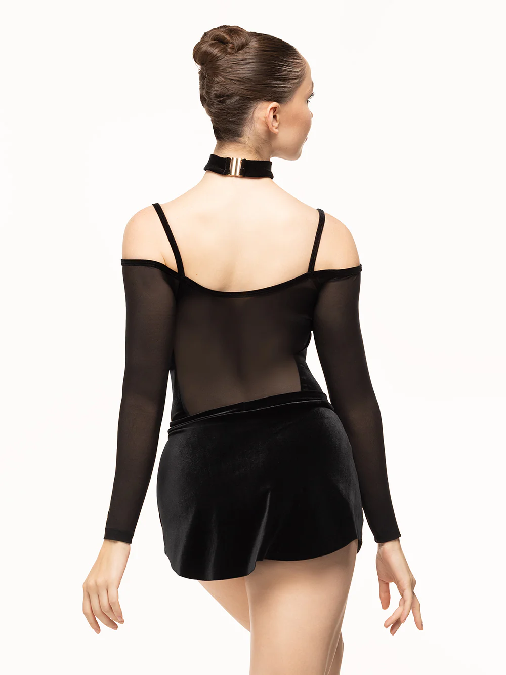 Tulip Skirt Black Velvet RTW - Image 5