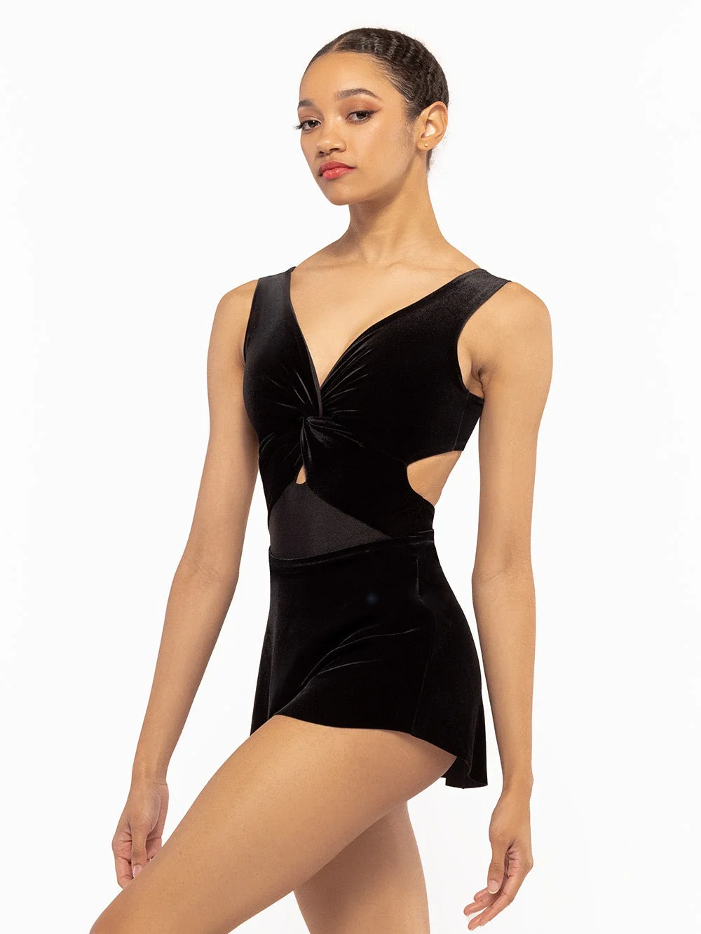 Tulip Skirt Black Velvet RTW - Image 8