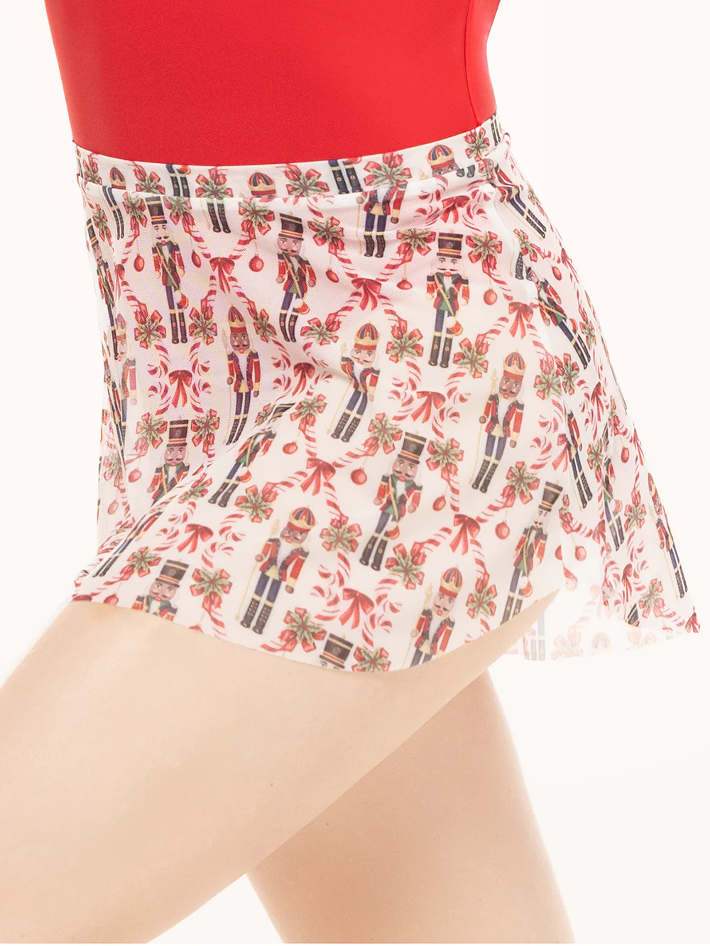 Tulip Skirt Candy Cane Court Mesh Kids RTW - Image 4