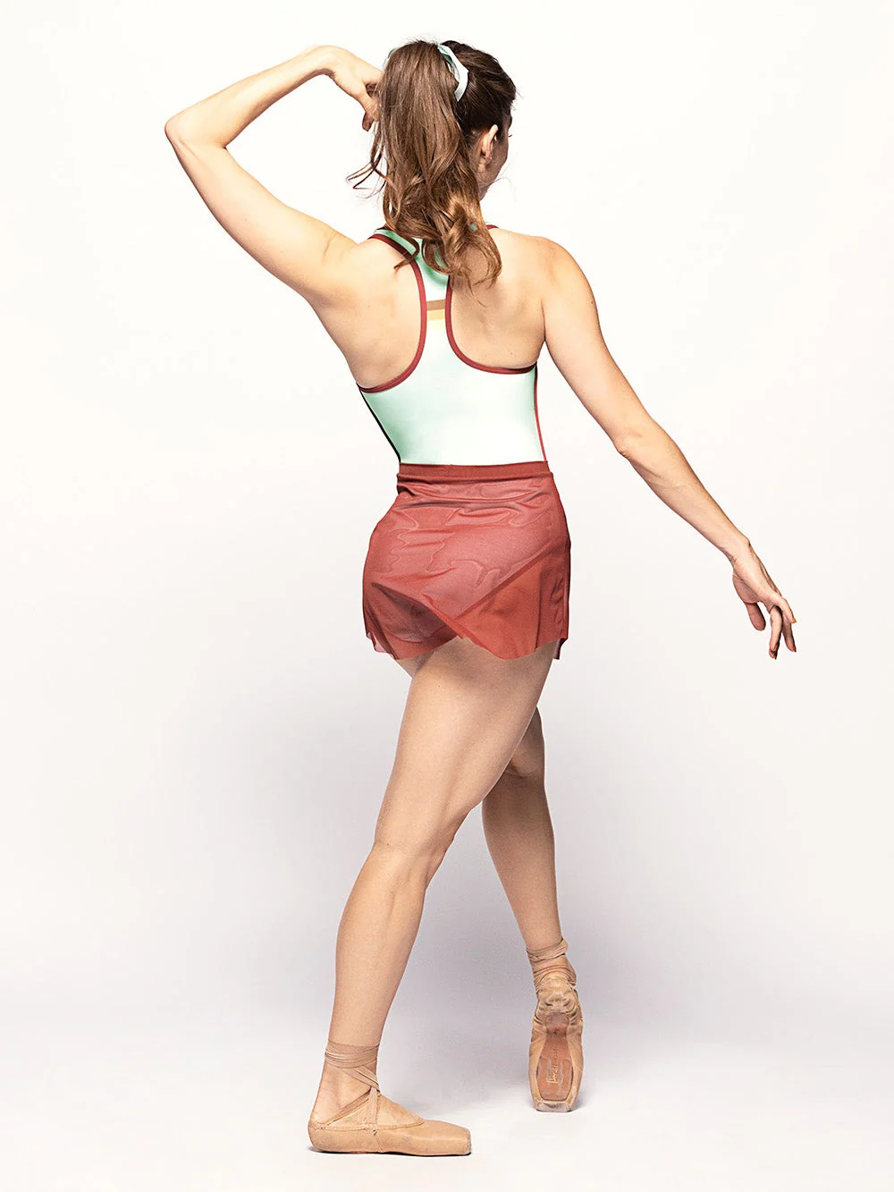Tulip Skirt Cinnamon Mesh RTW - Image 2