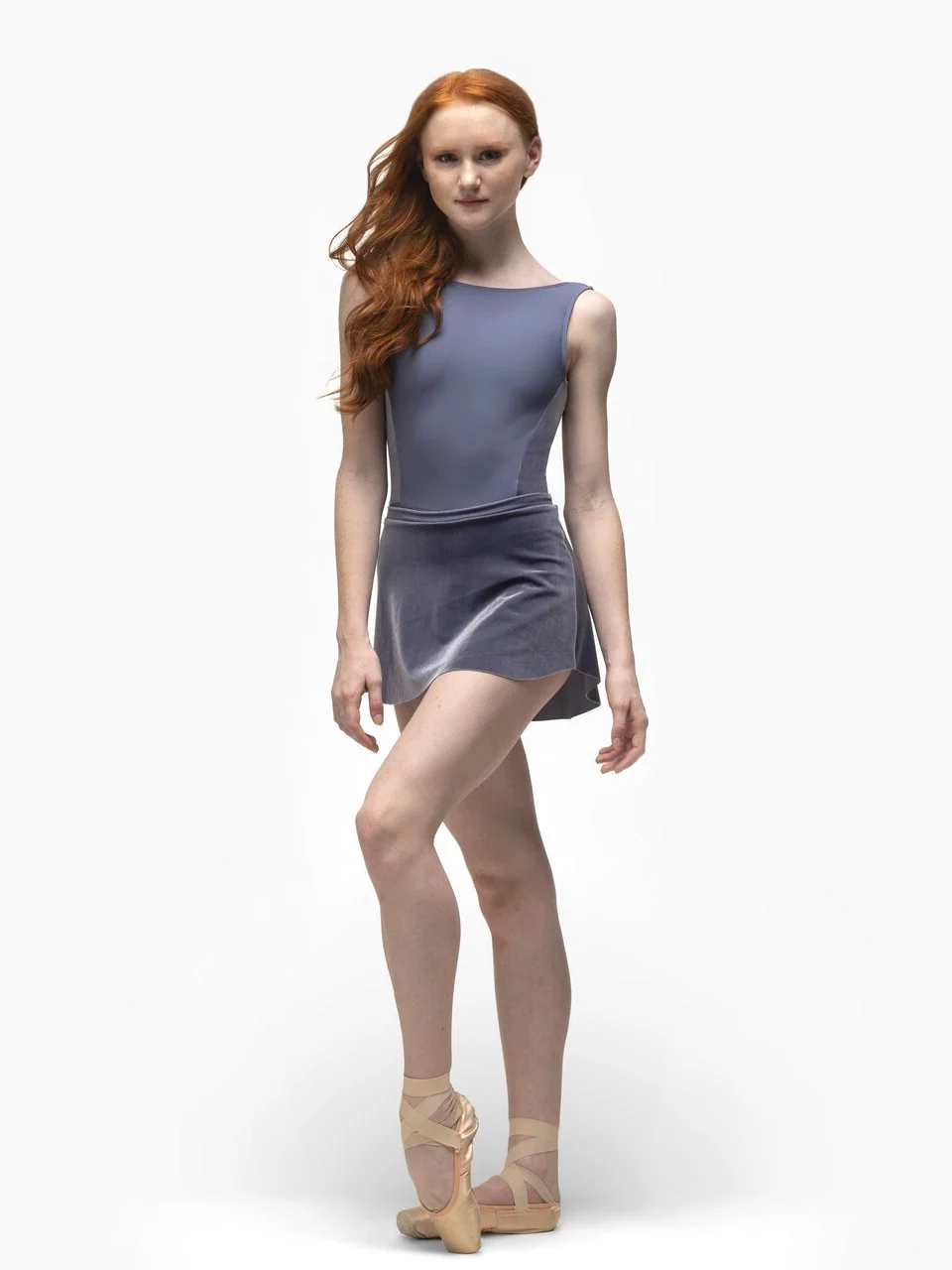 Tulip Skirt Kids Wisteria Velvet RTW