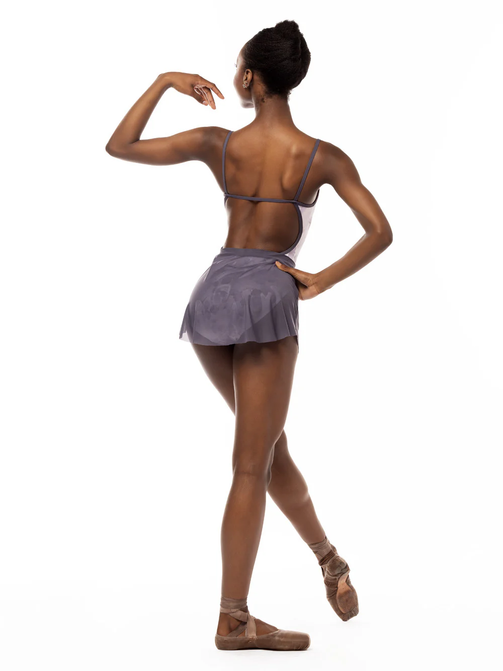 Tulip Skirt Plum Mesh RTW - Image 4