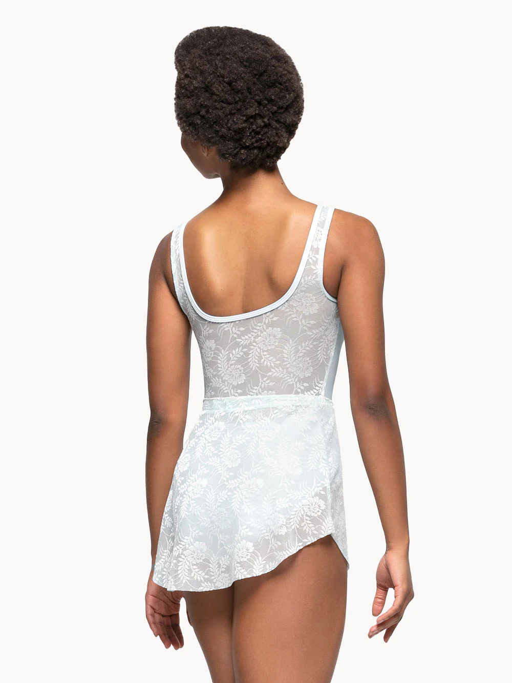 Tulip Skirt Powder Blue Lace RTW - Image 4