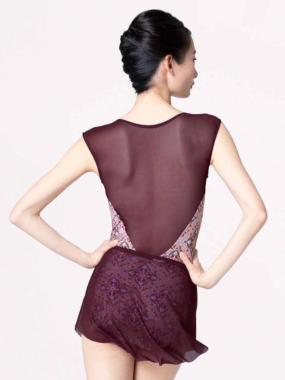 Tulip Skirt Sangria Mesh RTW - Image 2