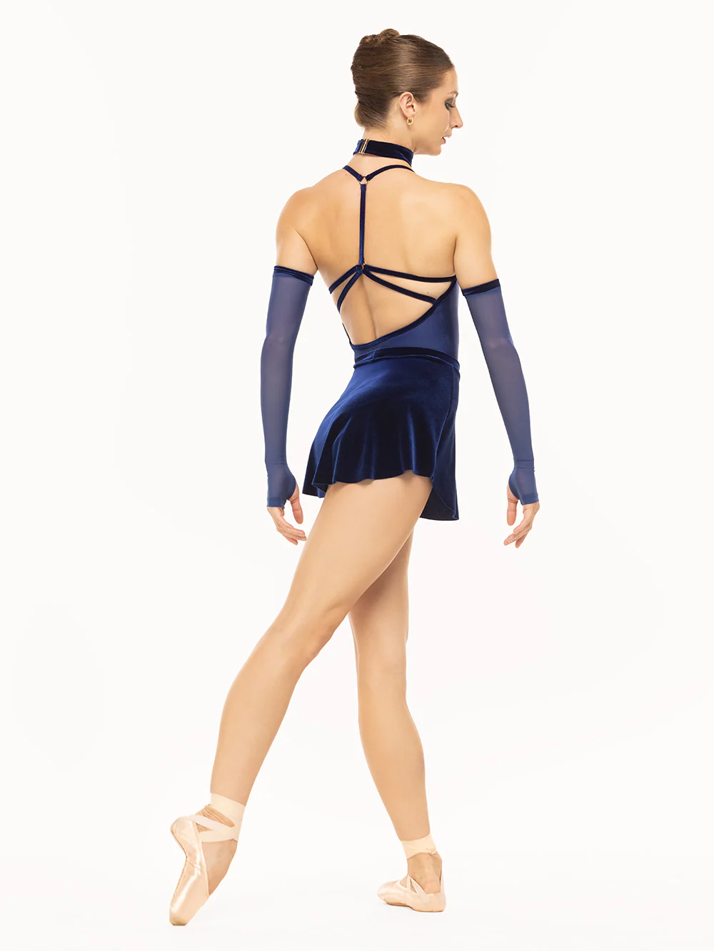 Tulip Skirt Sapphire Velvet Kids RTW - Image 2
