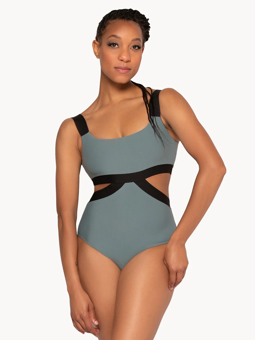 Vanessa Blue Agave Leotard RTW - Image 3