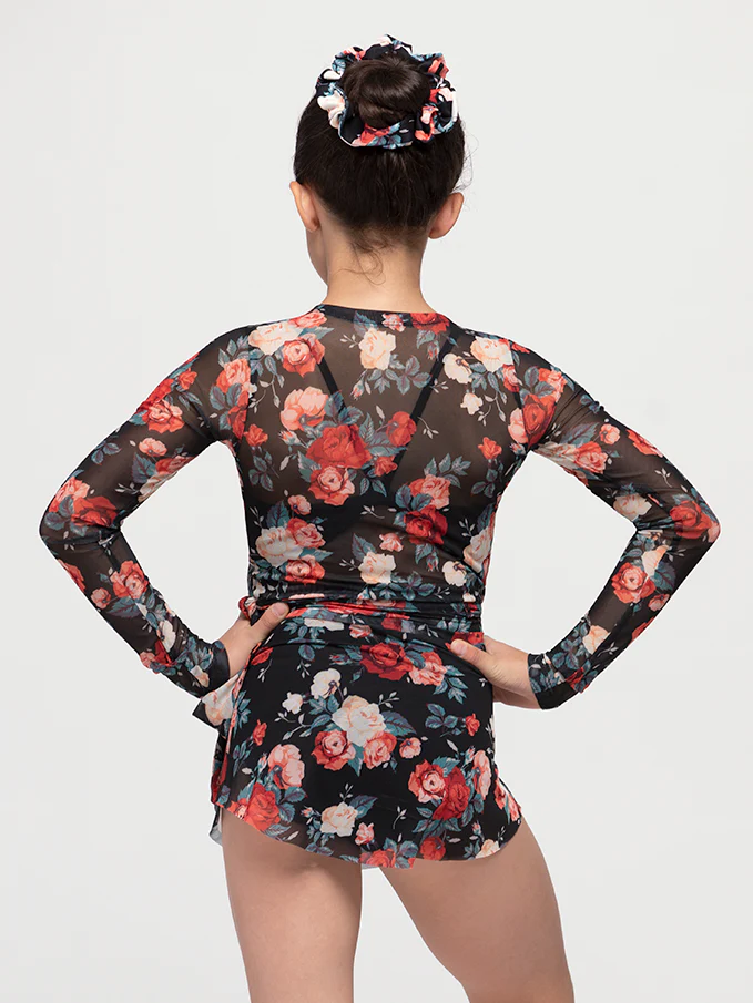 Wrap Top Bed Of Roses Mesh RTW - Image 4